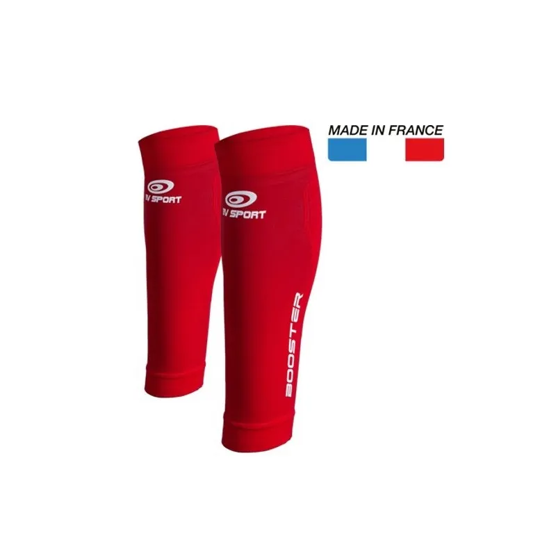 BV SPORT BOOSTER ONE GAMBALETTI COMPRESSIVI RUNNING - ROSSO