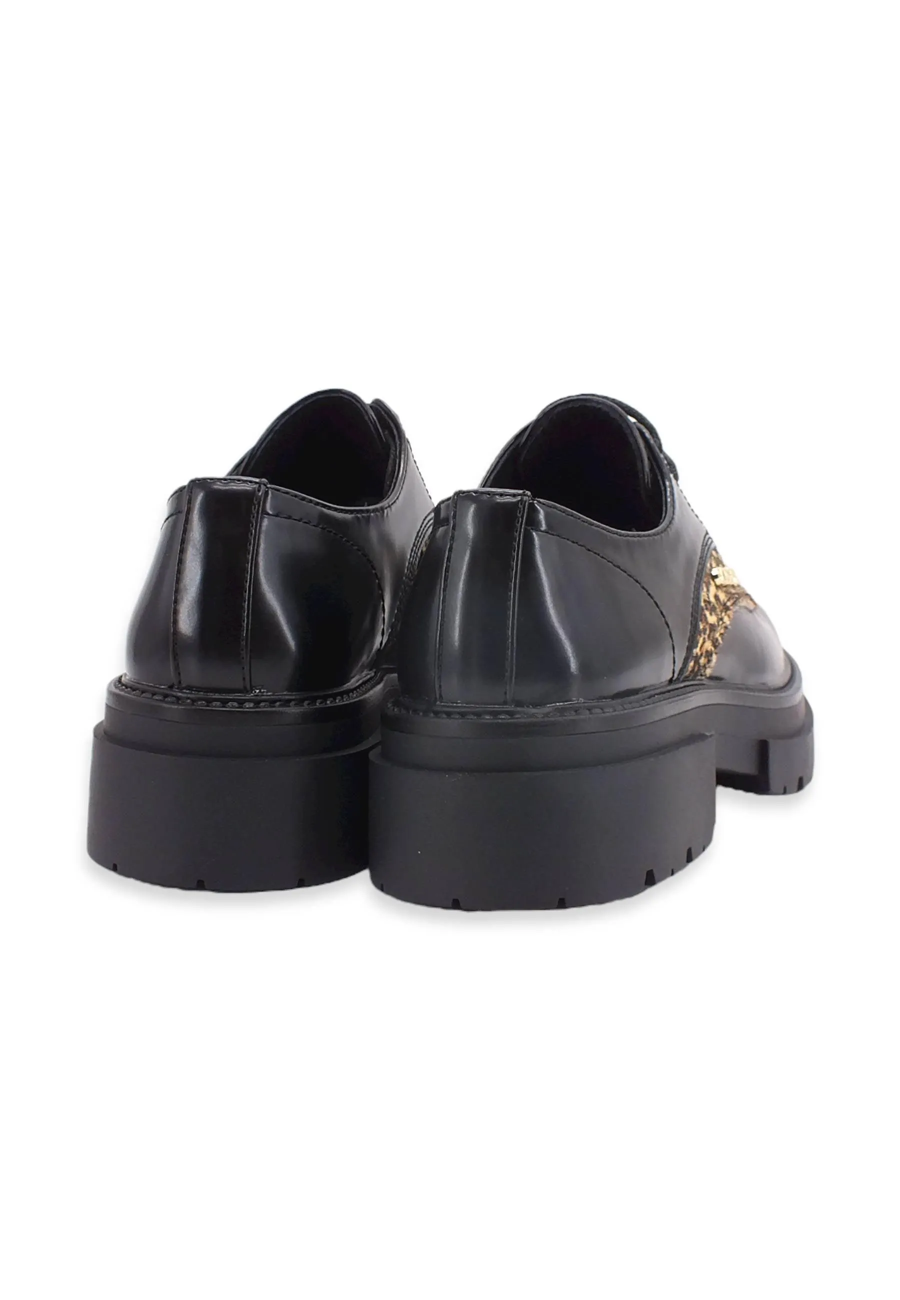 CAFENOIR Stringata Derby Donna Leo Nero EC9020