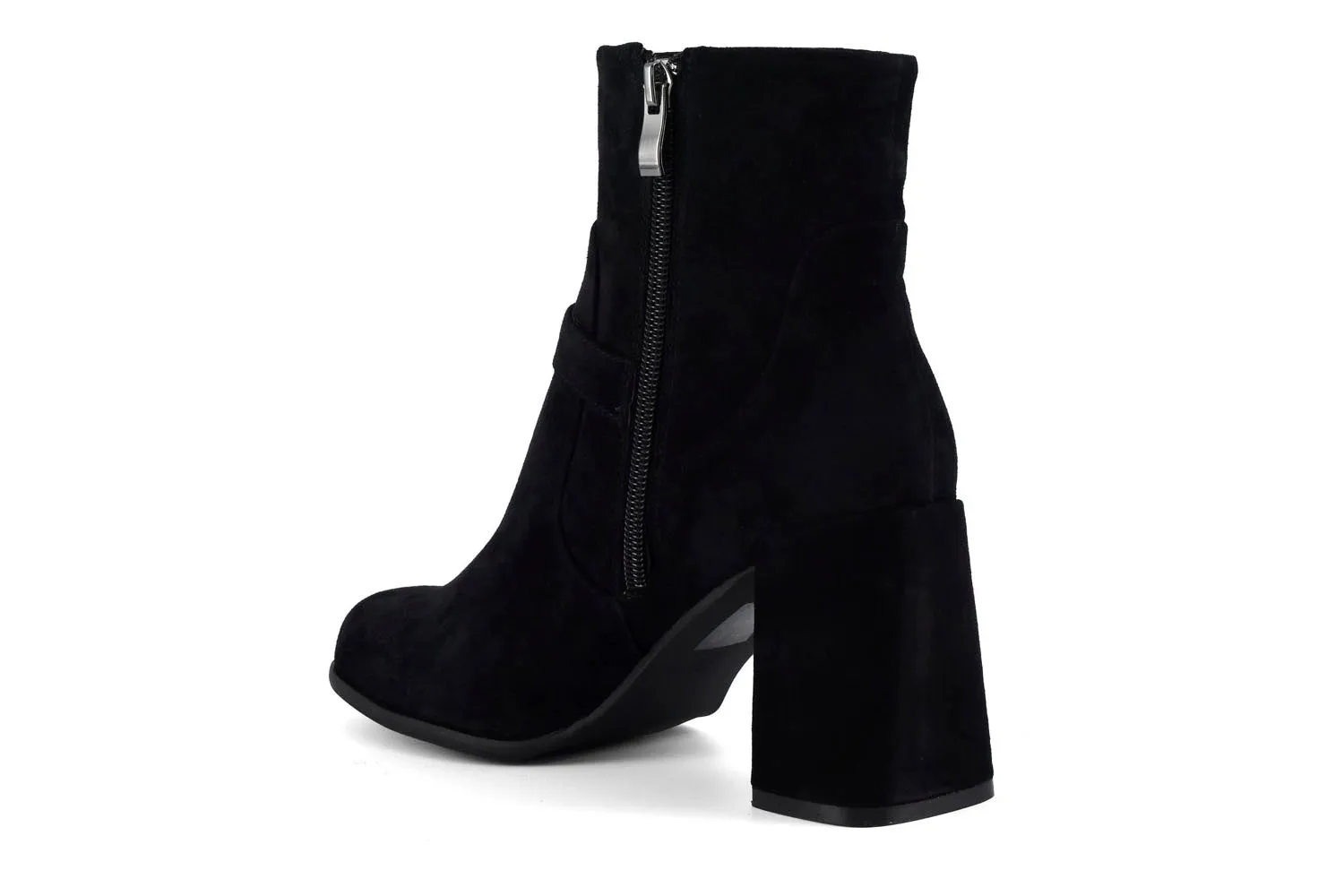 CafèNoir donna tronchetti con fibbia in pelle scamosciata