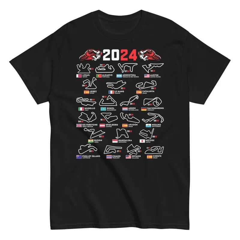 Calendario Circuiti MotoGP 2024 - MAGLIETTE