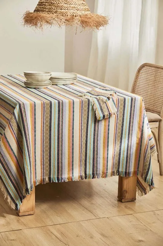 Calma House tovaglia in cotone Vedra 160 x 160 cm