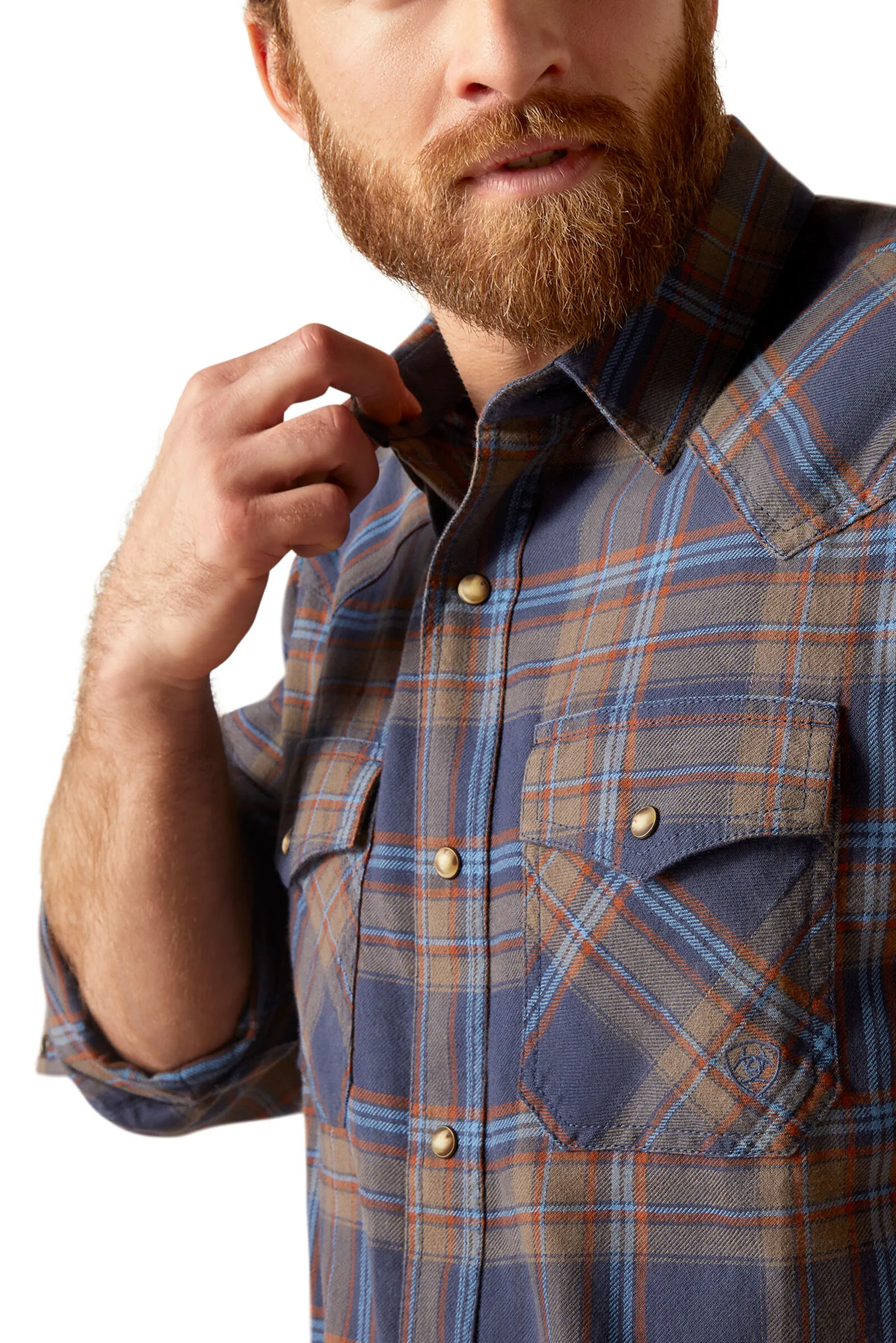 Camicia a maniche lunghe retrò da uomo Ariat Hendrix