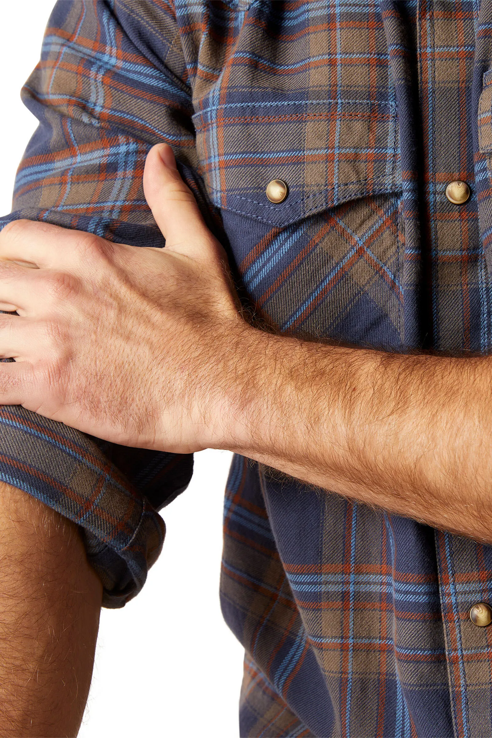 Camicia a maniche lunghe retrò da uomo Ariat Hendrix