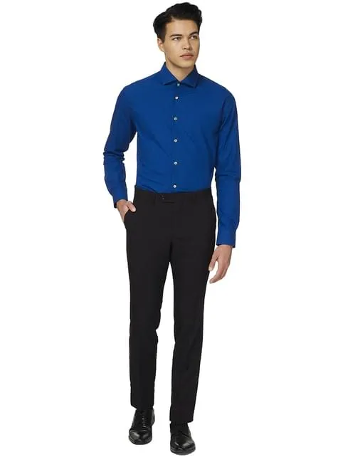 Camicia blu navy uomo 