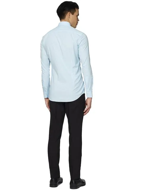 Camicia blu uomo 