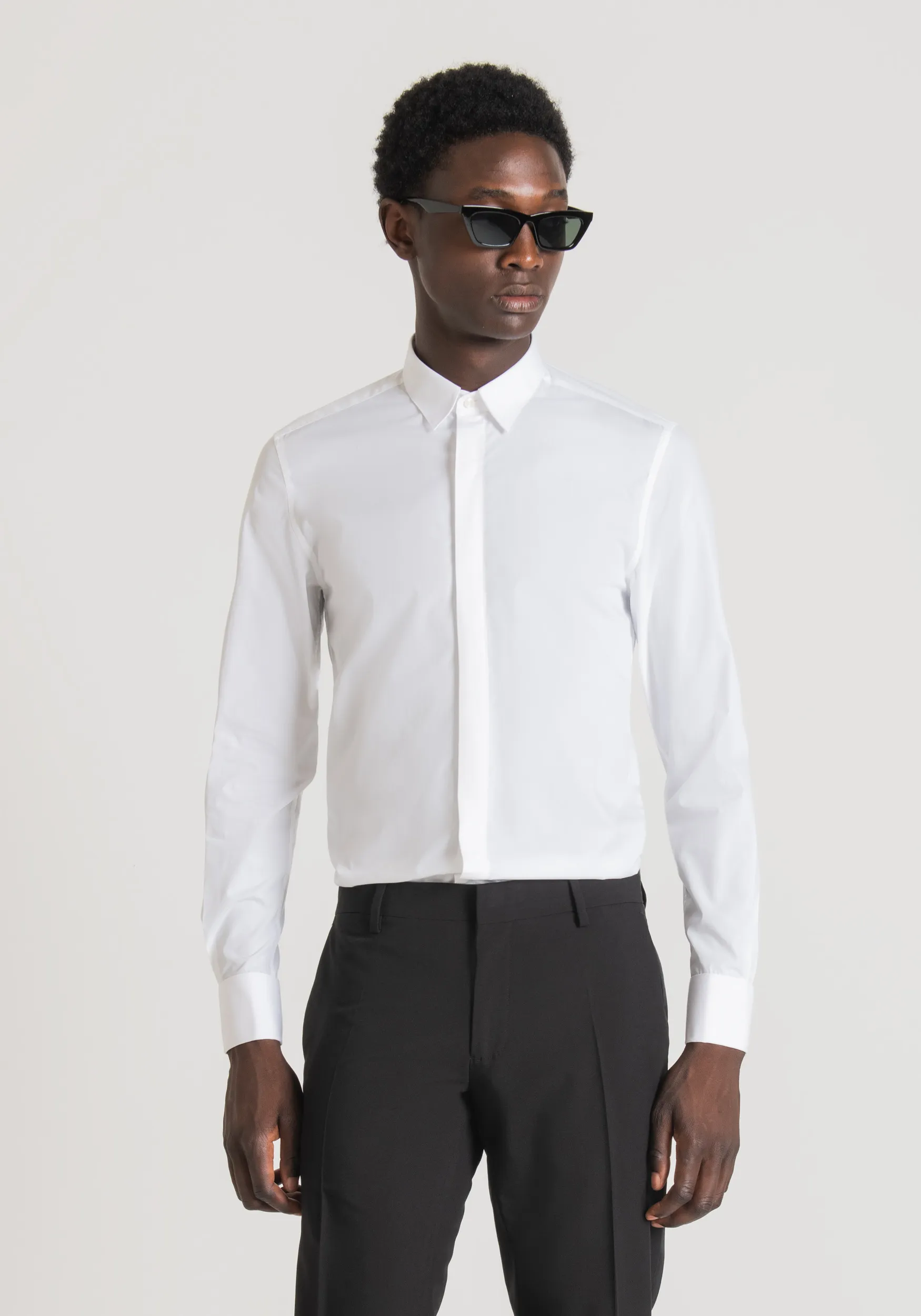 Camicia con gemelli