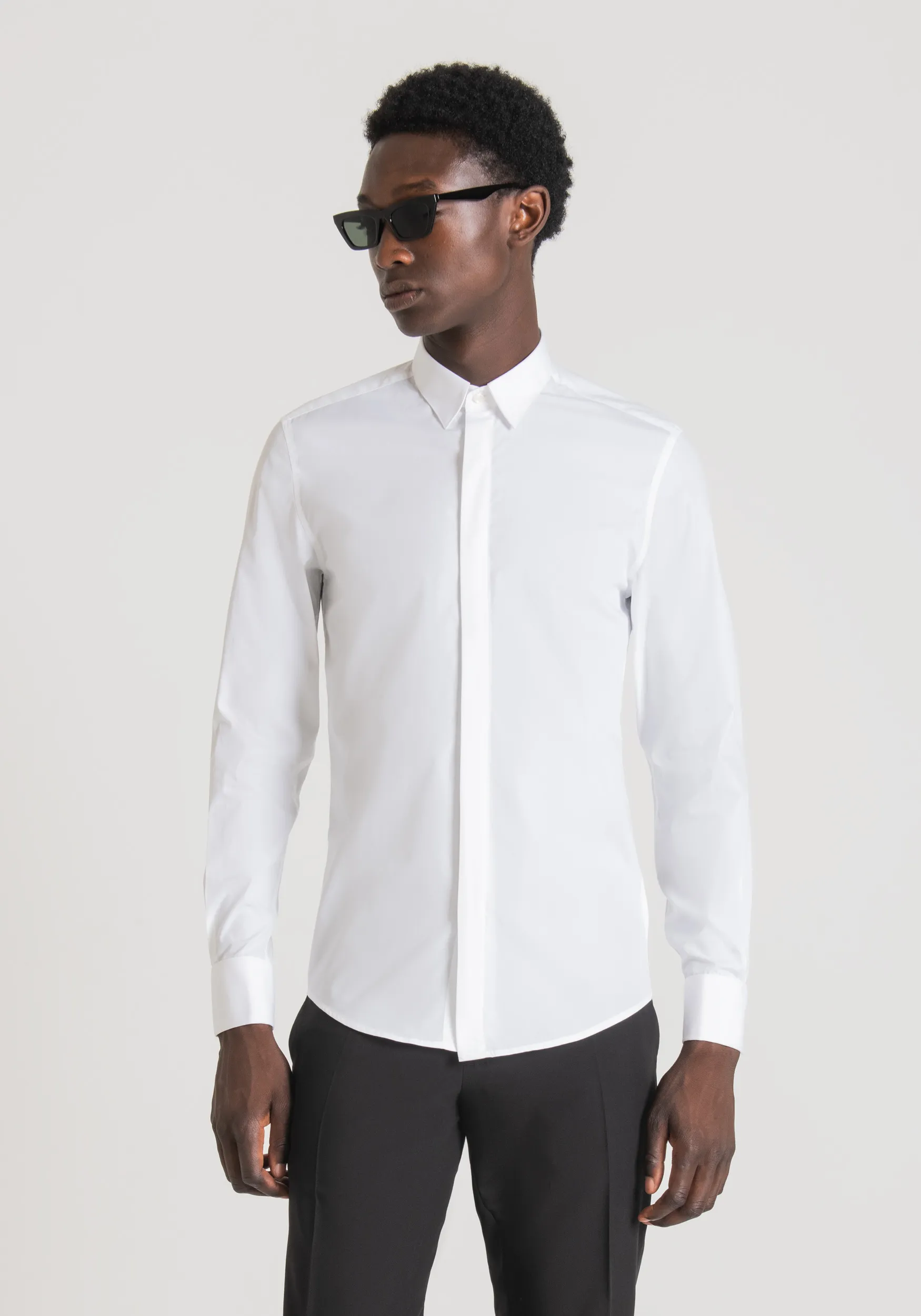 Camicia con gemelli