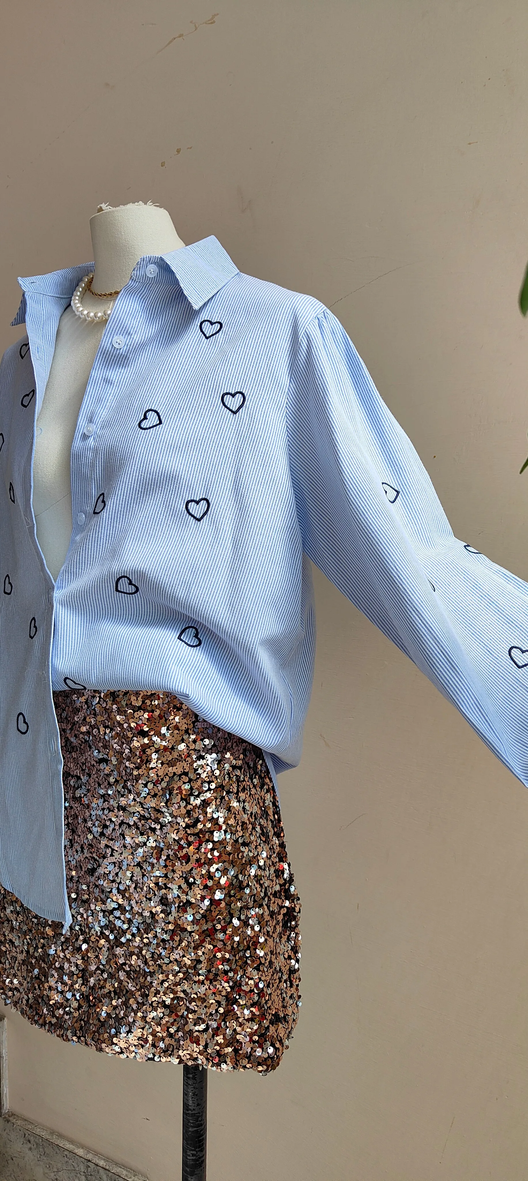 Camicia cuori