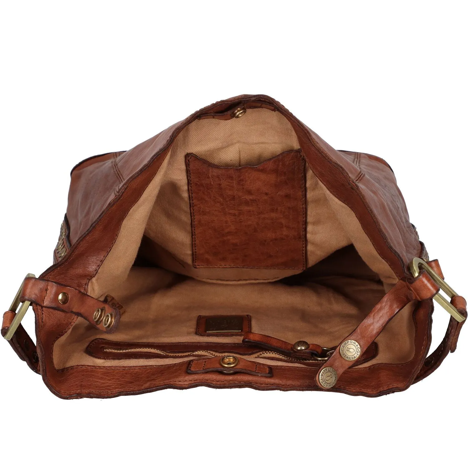 Campomaggi Borsa a tracolla in pelle 30 cm