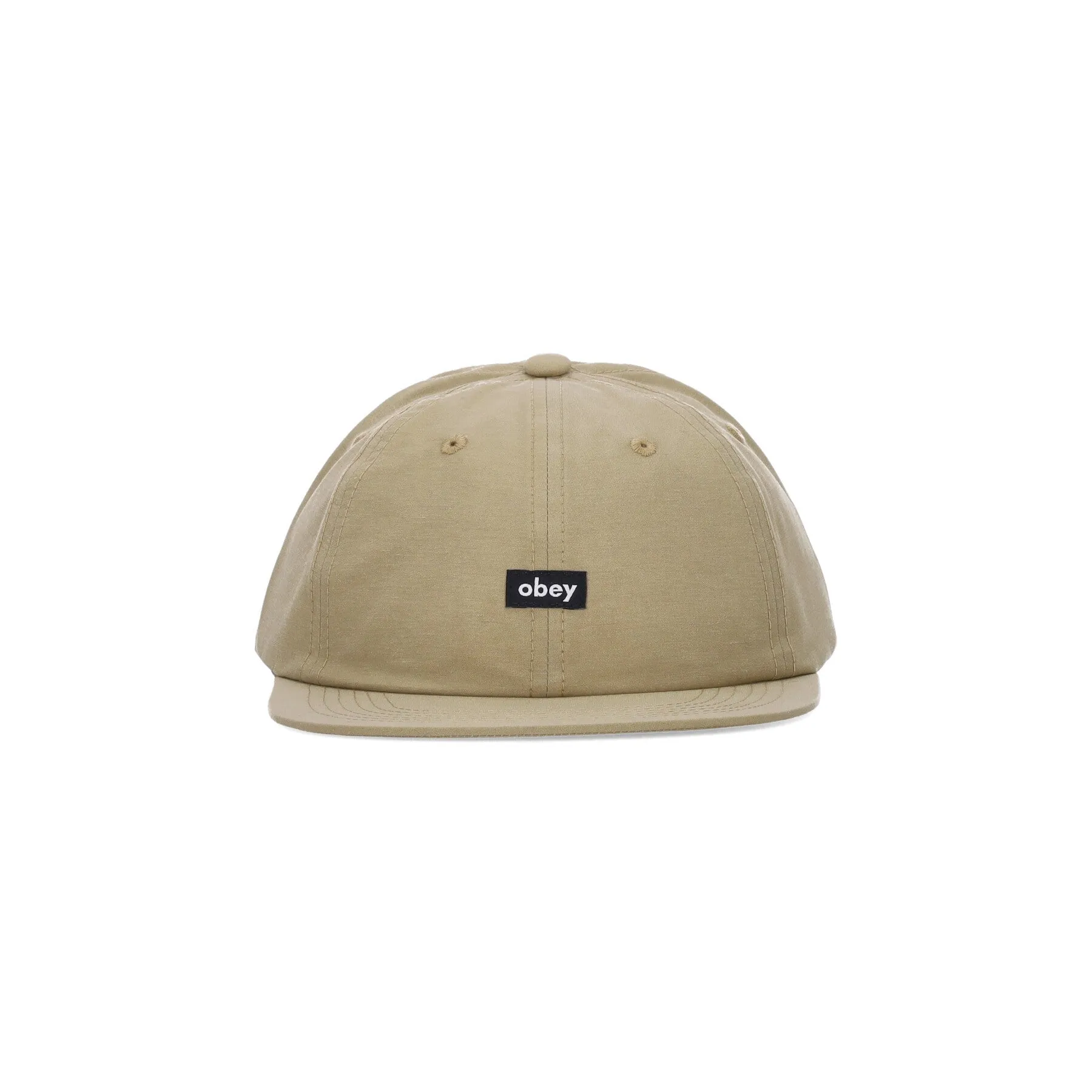 Cappellino Visiera Piatta Uomo Lower Case Tech 6 Panel Strapback Bronze
