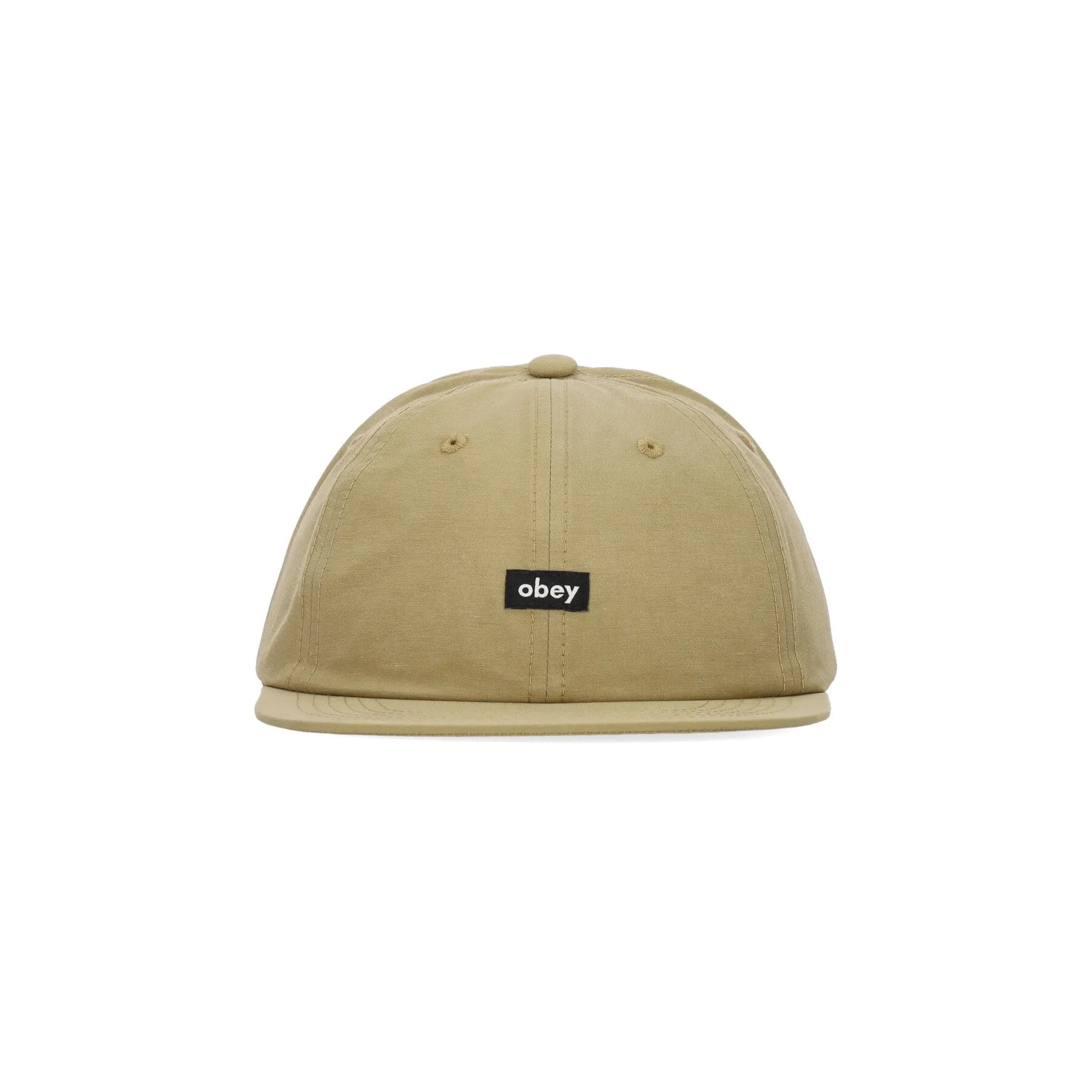 Cappellino Visiera Piatta Uomo Lower Case Tech 6 Panel Strapback Bronze