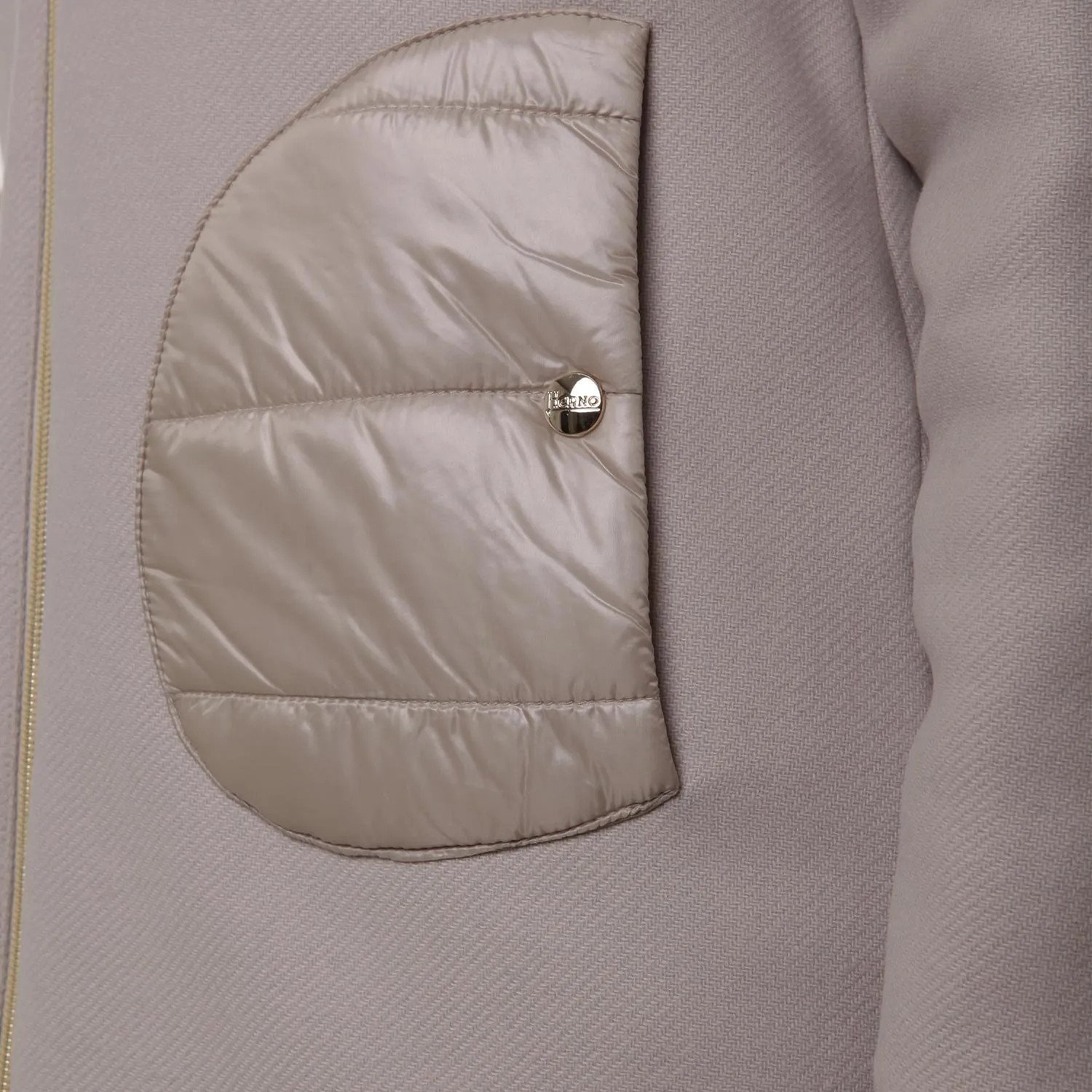 Cappotto Ecowool Herno Beige Ragazza