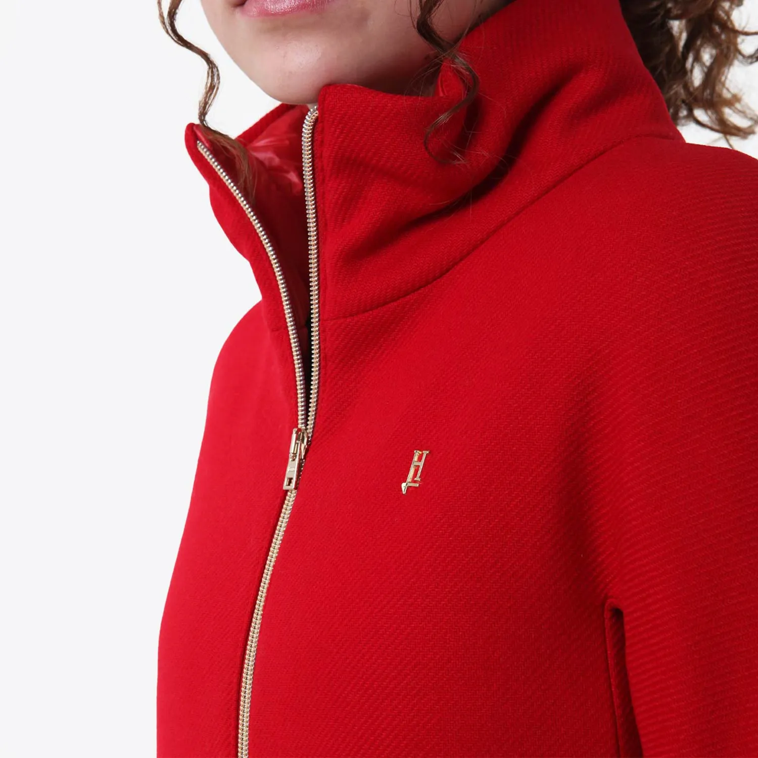 Cappotto Ecowool-Nylon Herno Rosso Ragazza