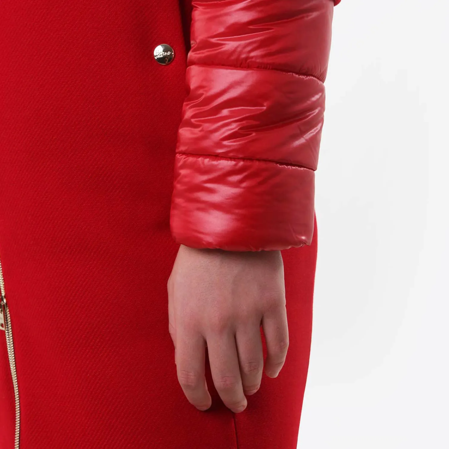 Cappotto Ecowool-Nylon Herno Rosso Ragazza