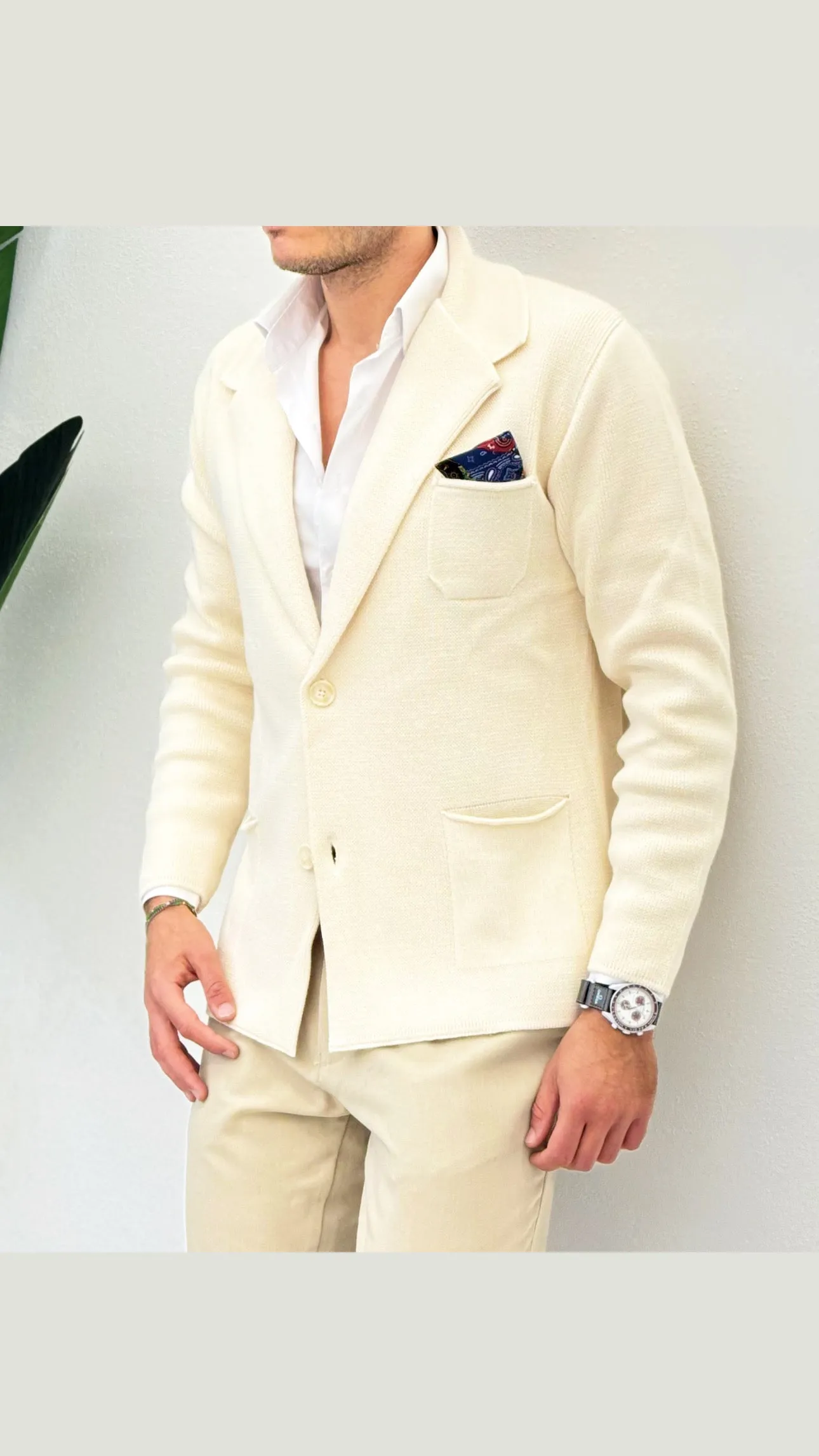 Cardigan Modello Giacca Pochette