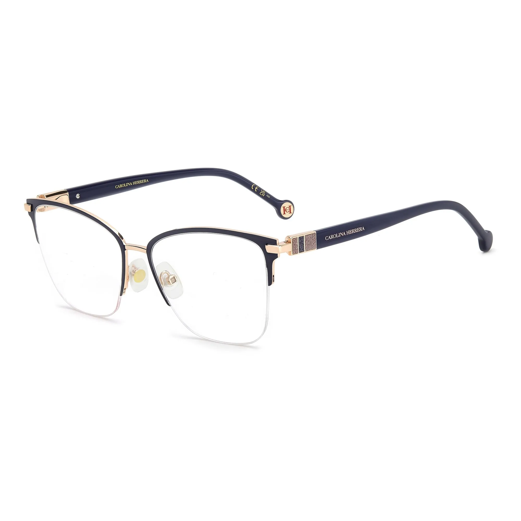   Carolina Herrera HER 0193 - LKS Blu Oro | Occhiale Da Vista Donna 