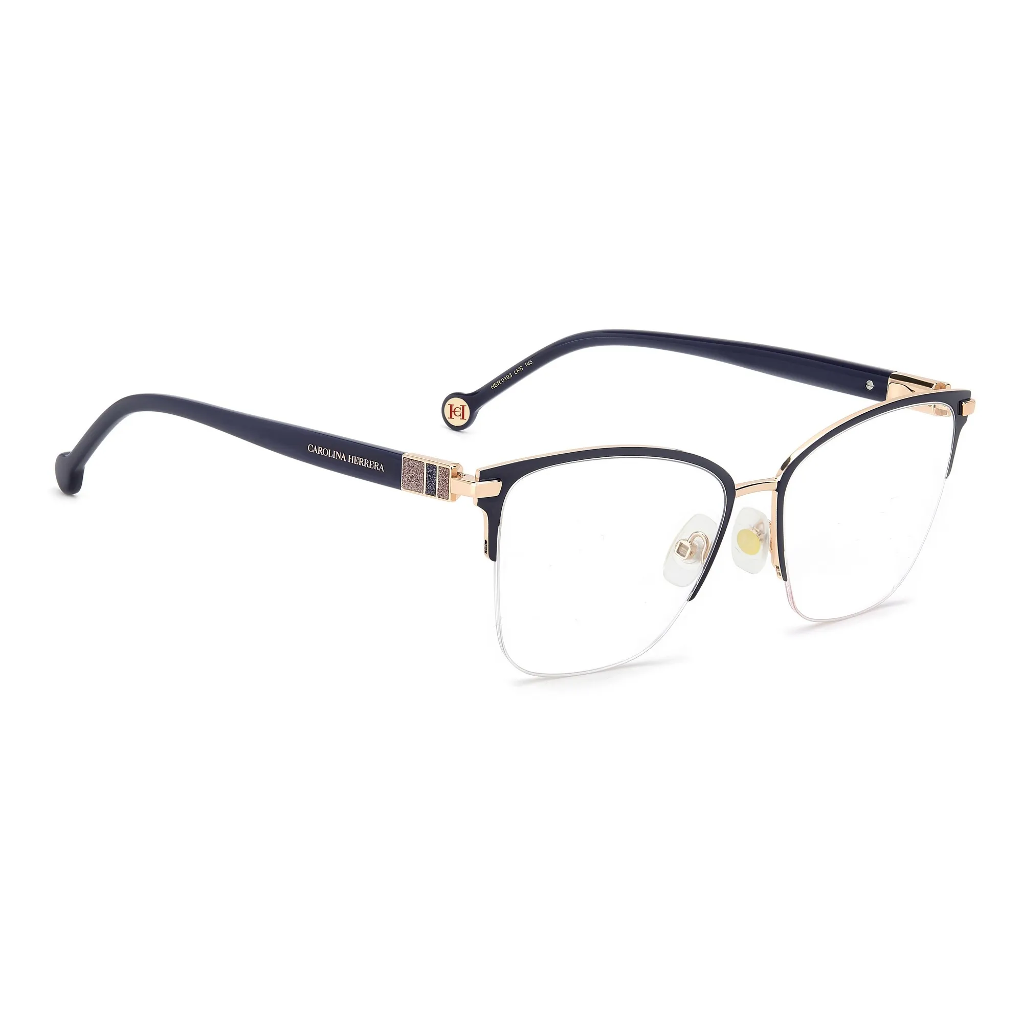   Carolina Herrera HER 0193 - LKS Blu Oro | Occhiale Da Vista Donna 