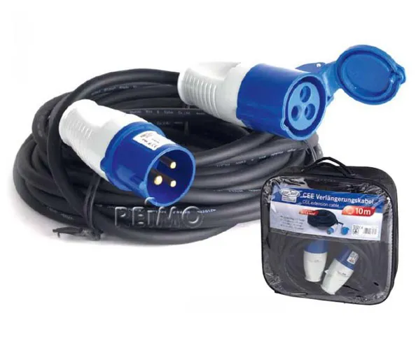 CAVO PROLUNGA 25 METRI PRESE CEE 3X1,5mm CARAVAN CAMPER CAMPEGGIO