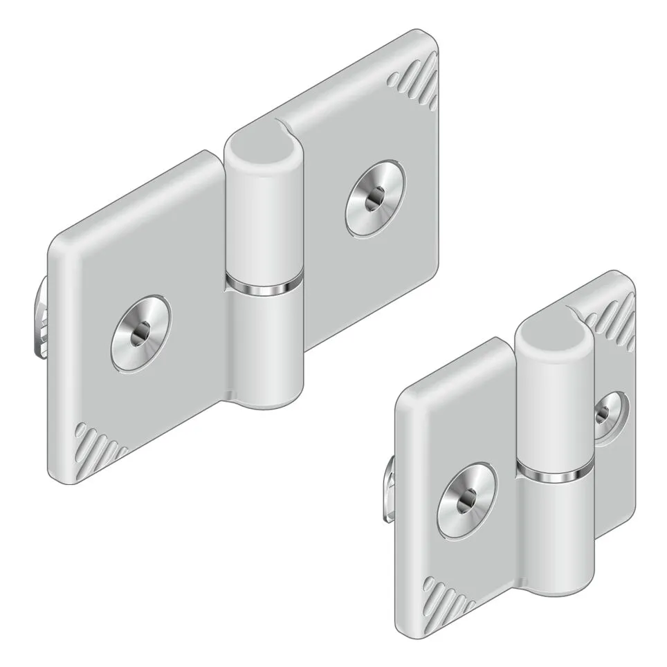 Cerniera Cerniera a bandiera Bosch Rexroth, in Alluminio pressofuso, 56mm x 45mm x 5mm