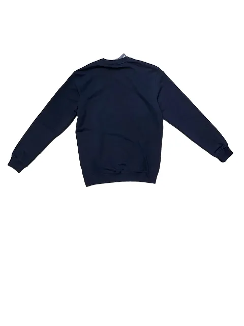 Champion Felpa Girocollo da uomo Legacy American Classics Heavy Cotone Garzato Small Logo 218536 blue marino