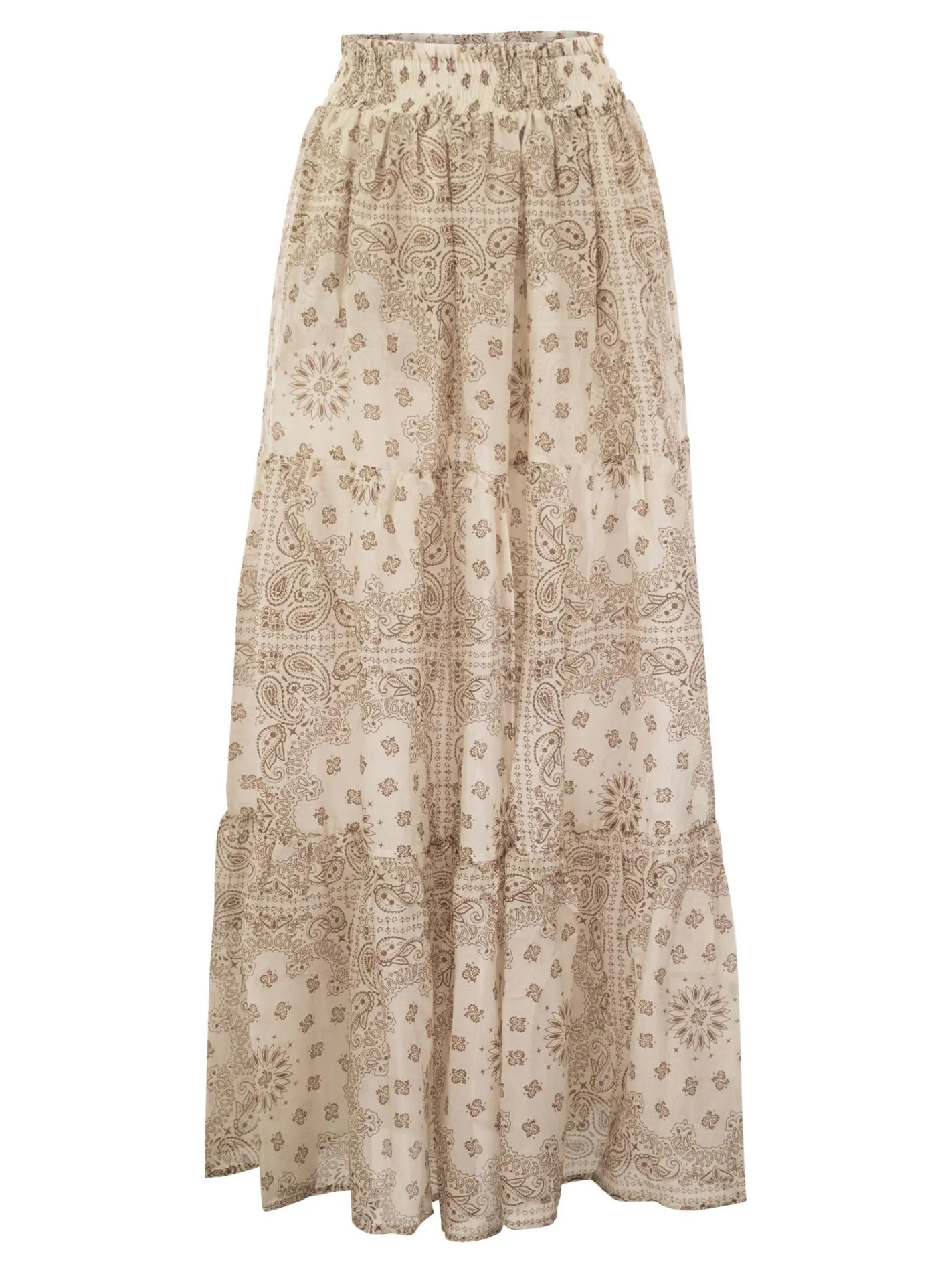 CHEYENNE – Long skirt in cotton and silk.