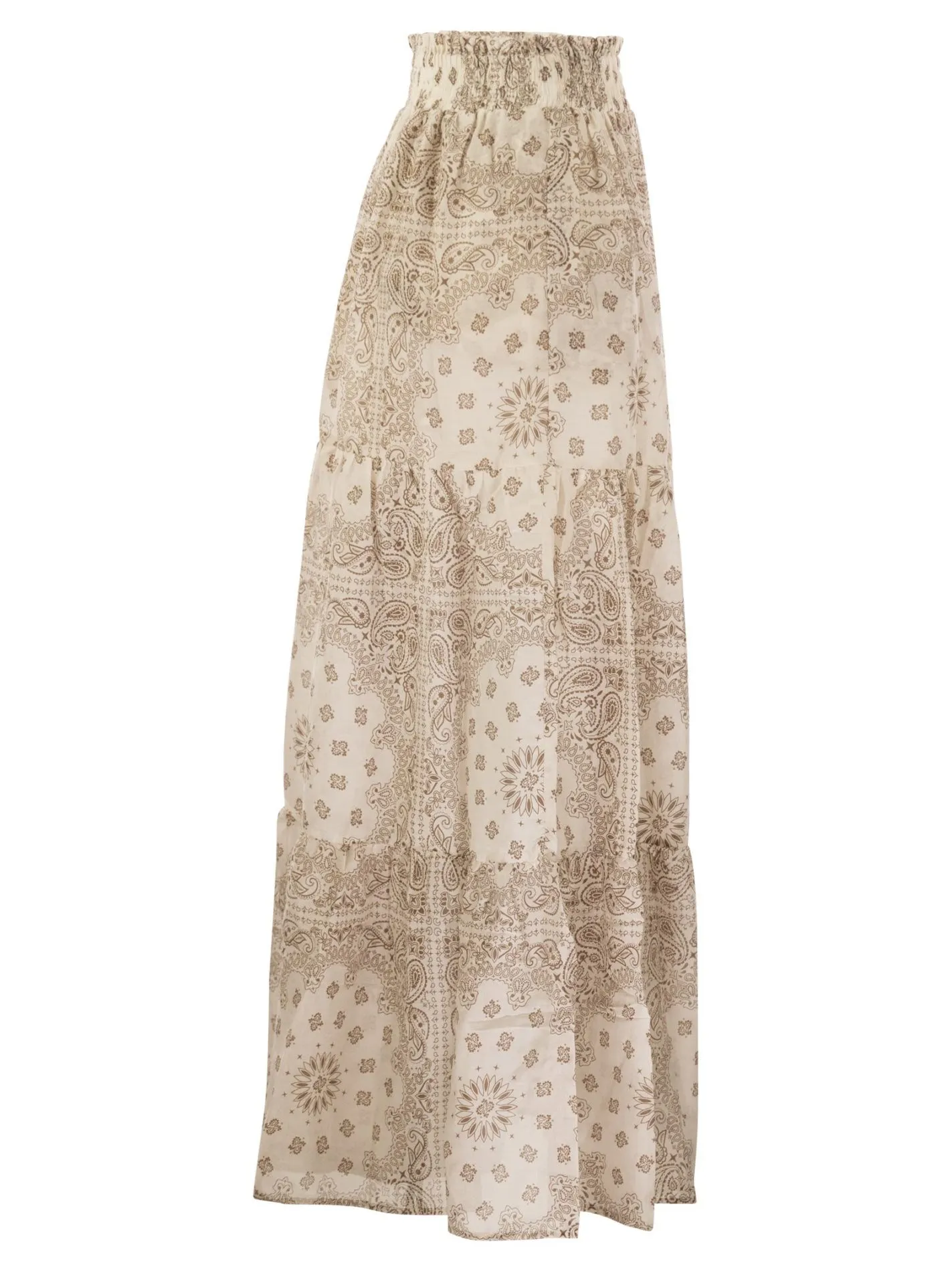 CHEYENNE – Long skirt in cotton and silk.