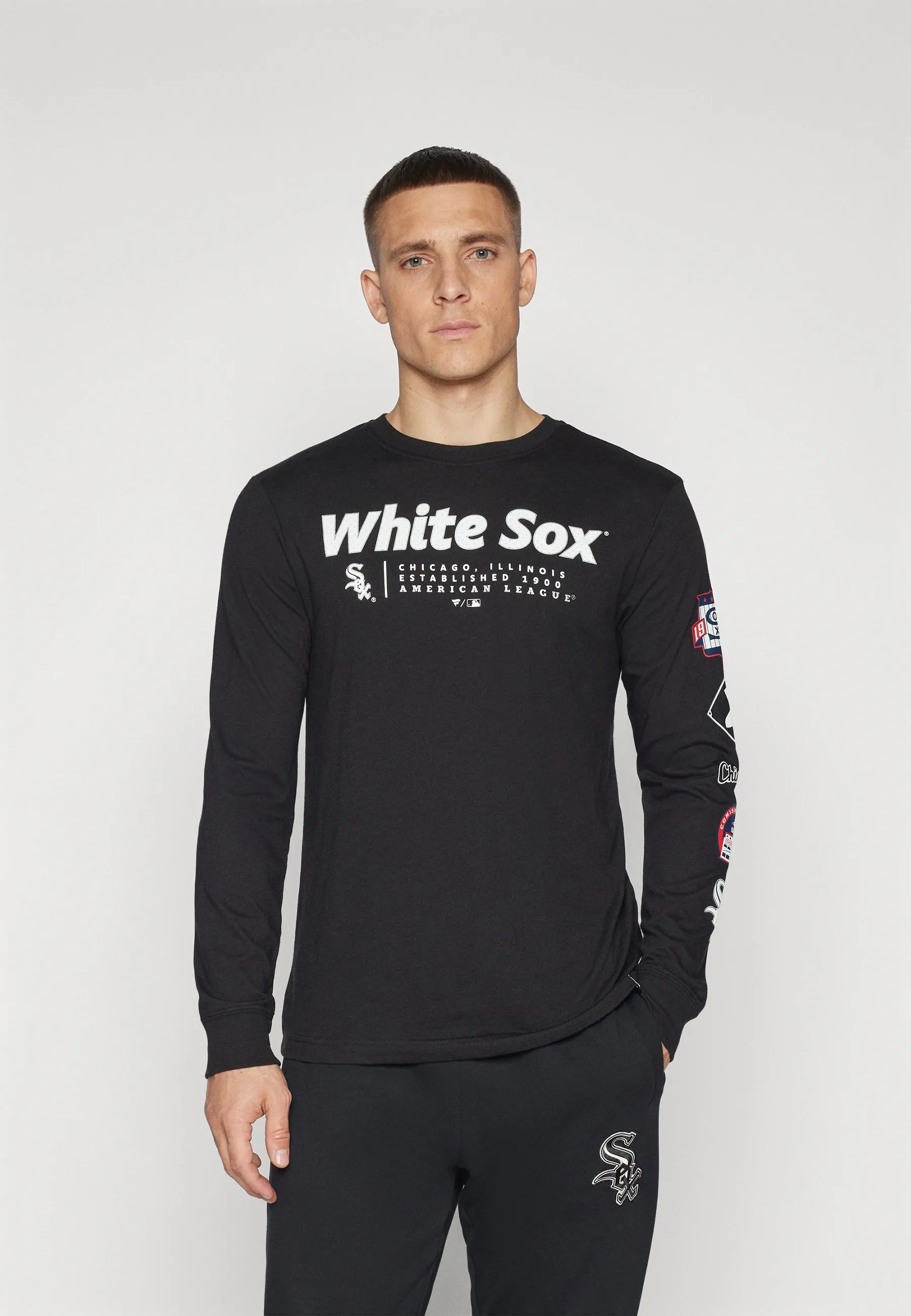 CHICAGO WHITE SOX FUNDAMENTAL BIBLEND TEE - Maglietta a manica lunga