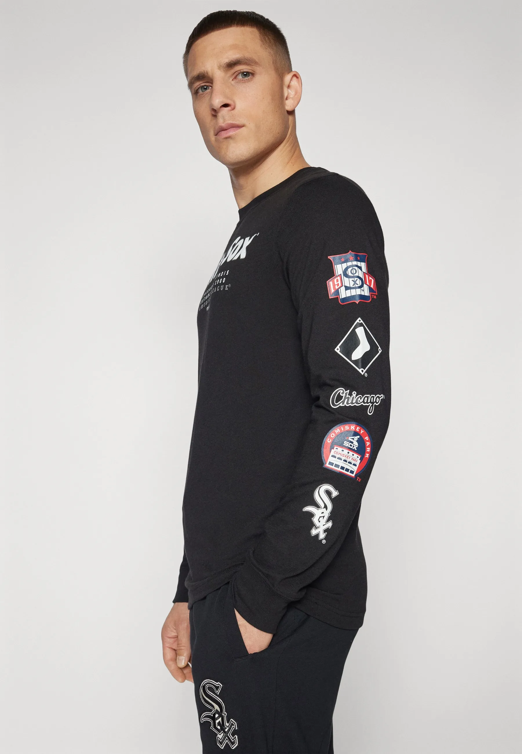 CHICAGO WHITE SOX FUNDAMENTAL BIBLEND TEE - Maglietta a manica lunga
