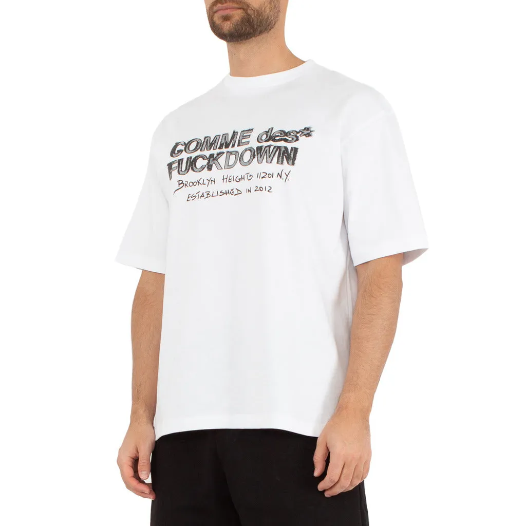Comme Des Fuckdown t-shirt manica corta   