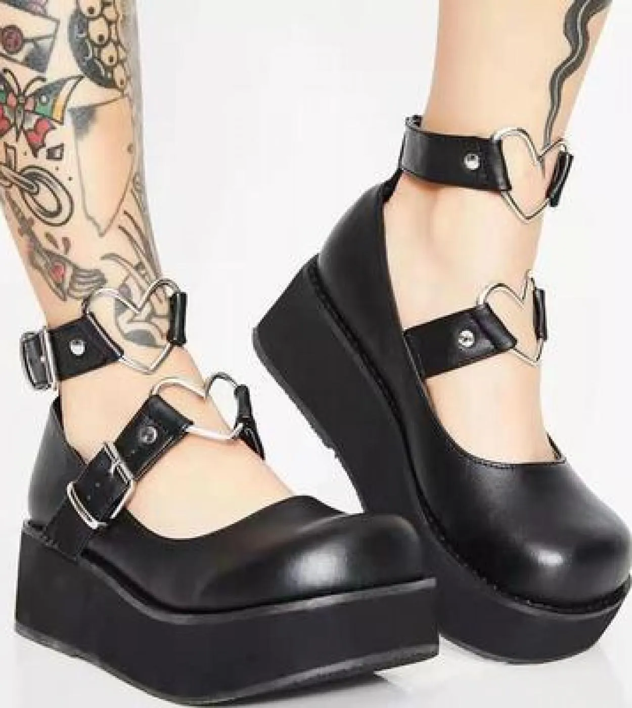 Comodi appartamenti da donna Mary Jane Student Platform Mocassini da donna Scarpe Taglie forti