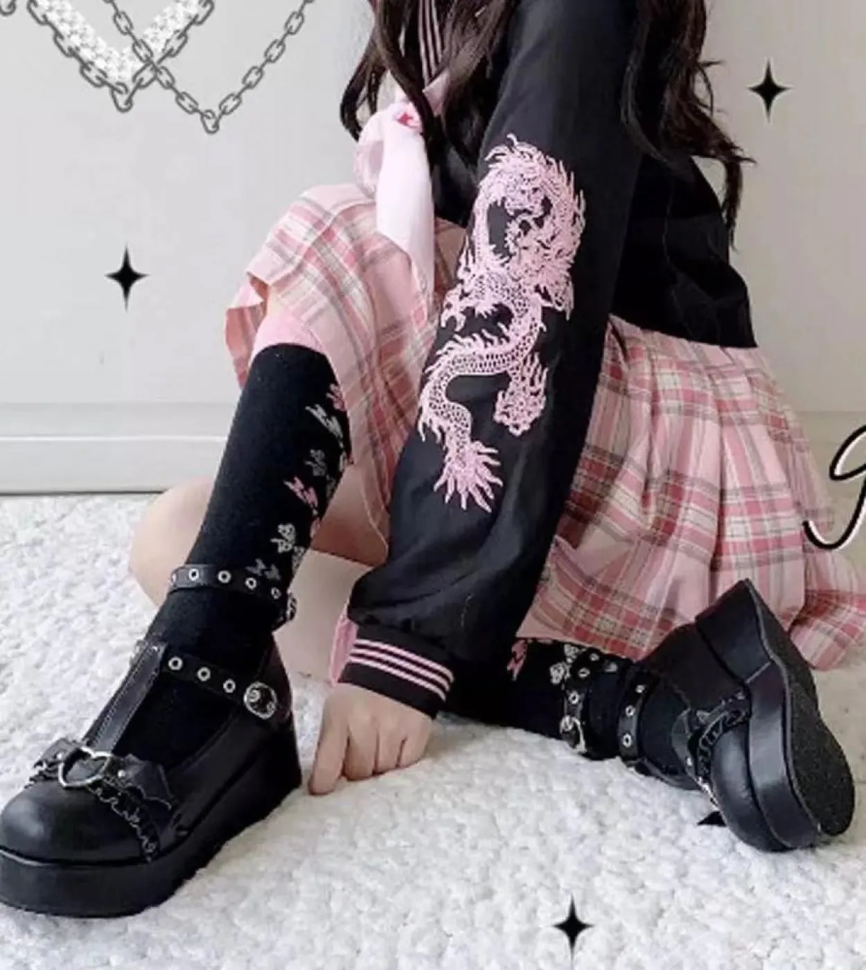 Comodi appartamenti da donna Mary Jane Student Platform Mocassini da donna Scarpe Taglie forti