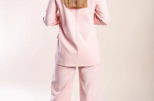Completo giacca e pantaloni eleganti, rosa chiaro