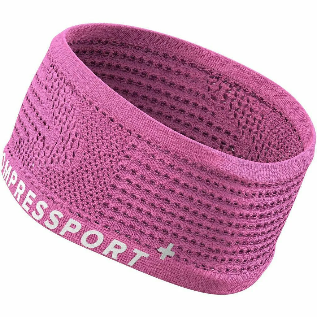 Compressport Headband On/Off Pink - Fascia Running