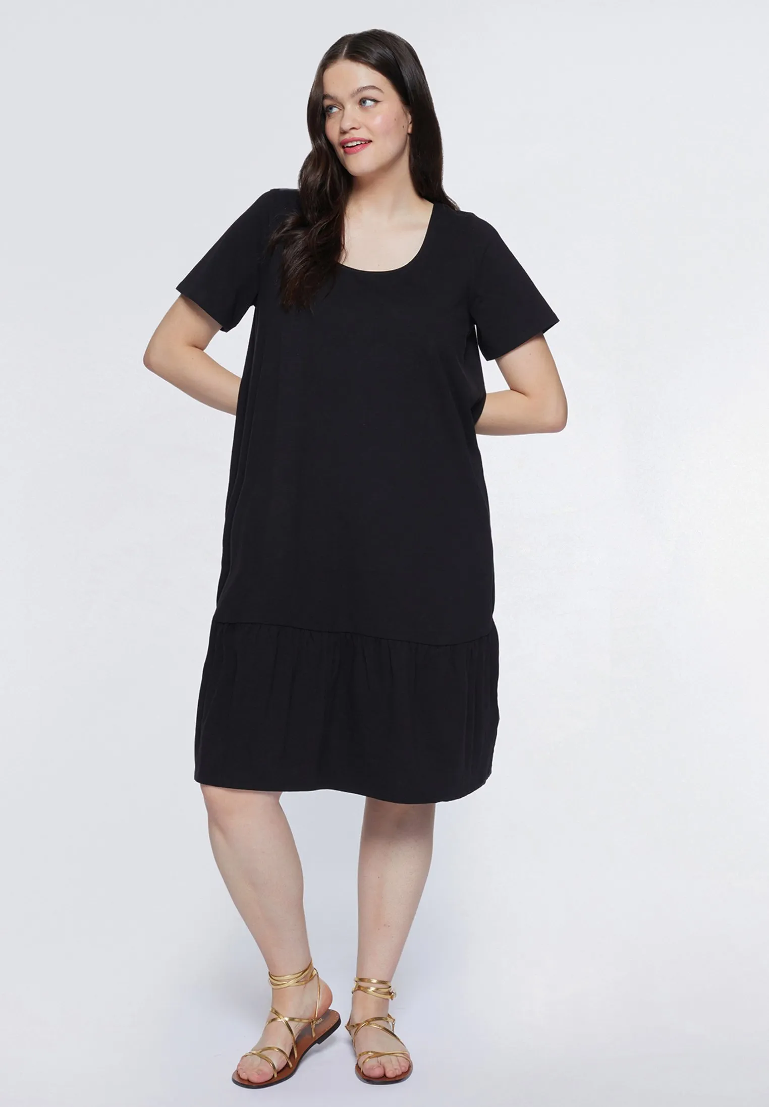 CON BALZA - Vestito di maglina