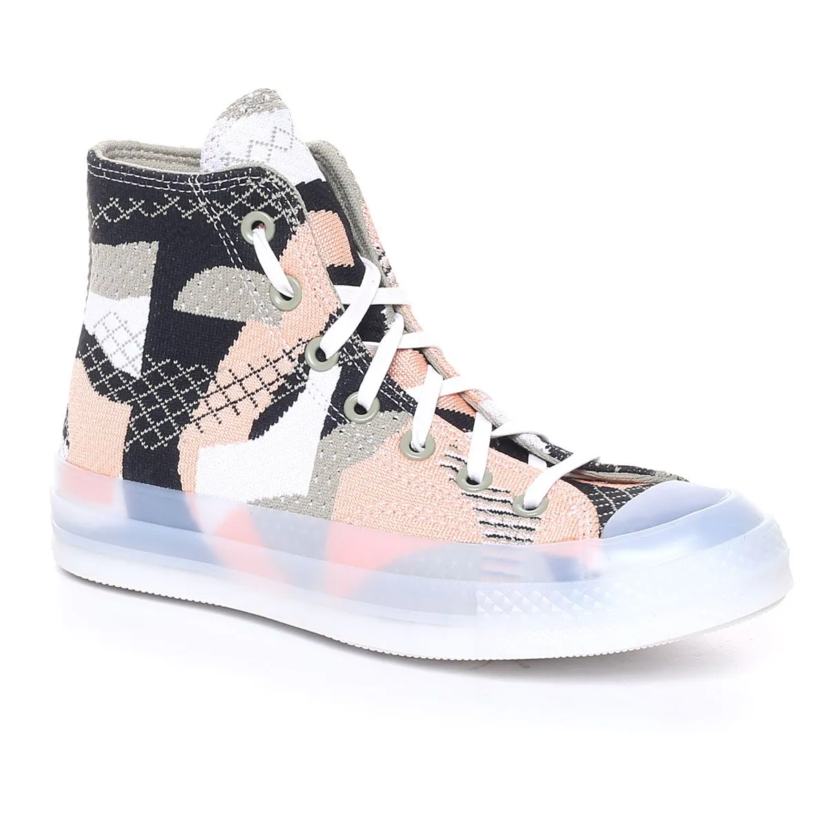 Converse Chuck 70 Knit Mashup Donna Verde Rosa