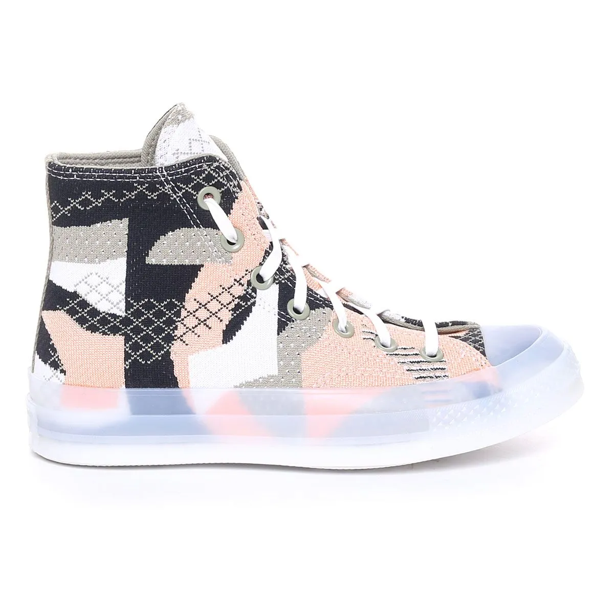 Converse Chuck 70 Knit Mashup Donna Verde Rosa