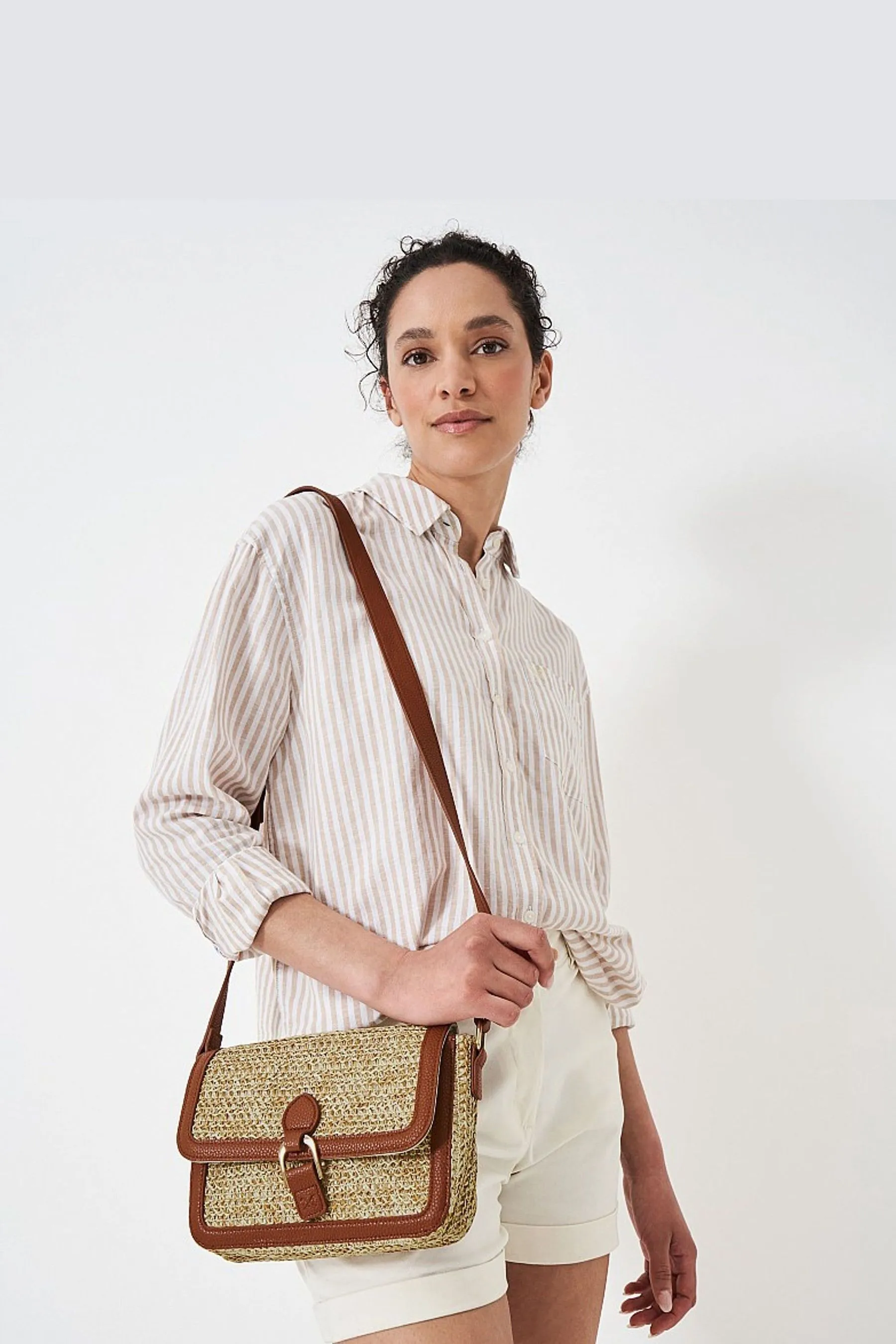 Crew Clothing - Cartella Borsa in paglia