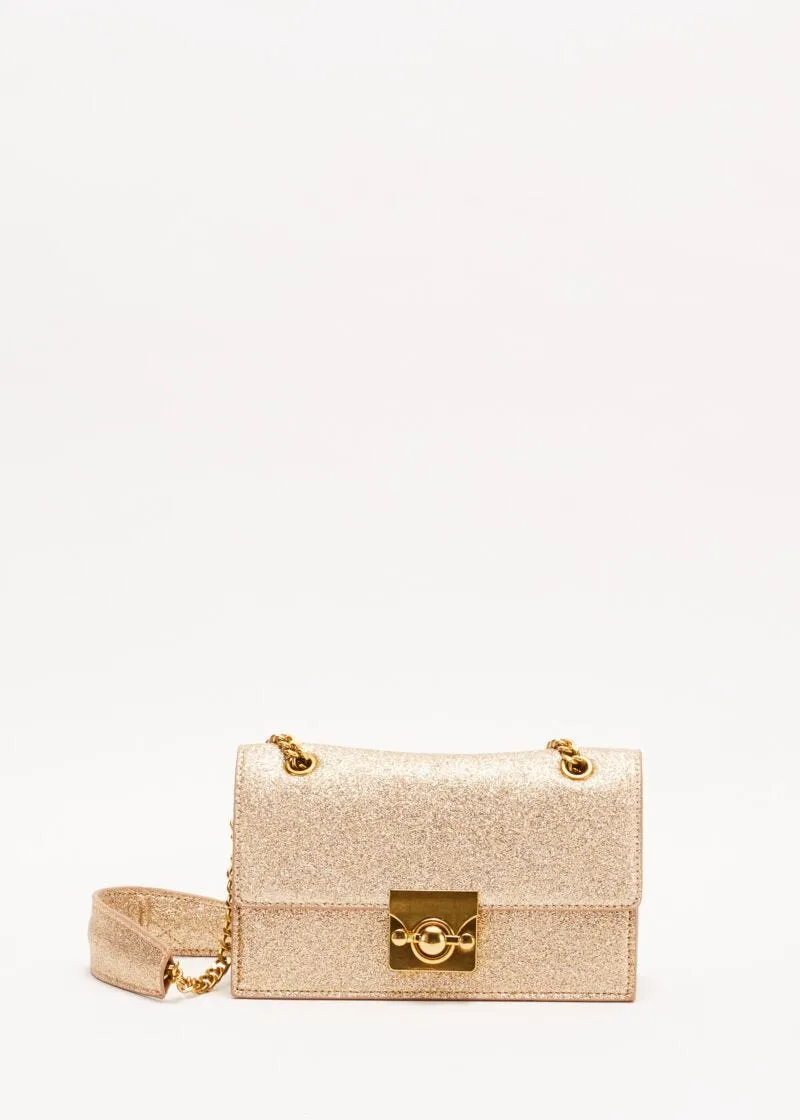 Crossbody in texture glitterata