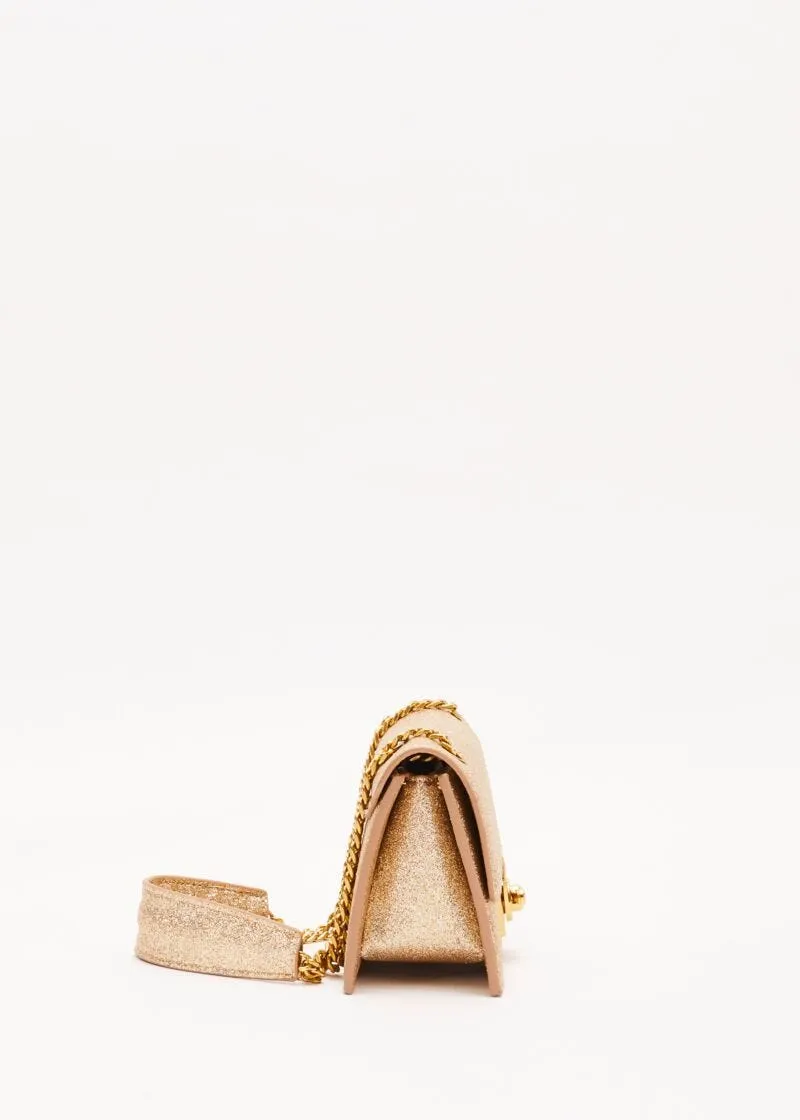 Crossbody in texture glitterata
