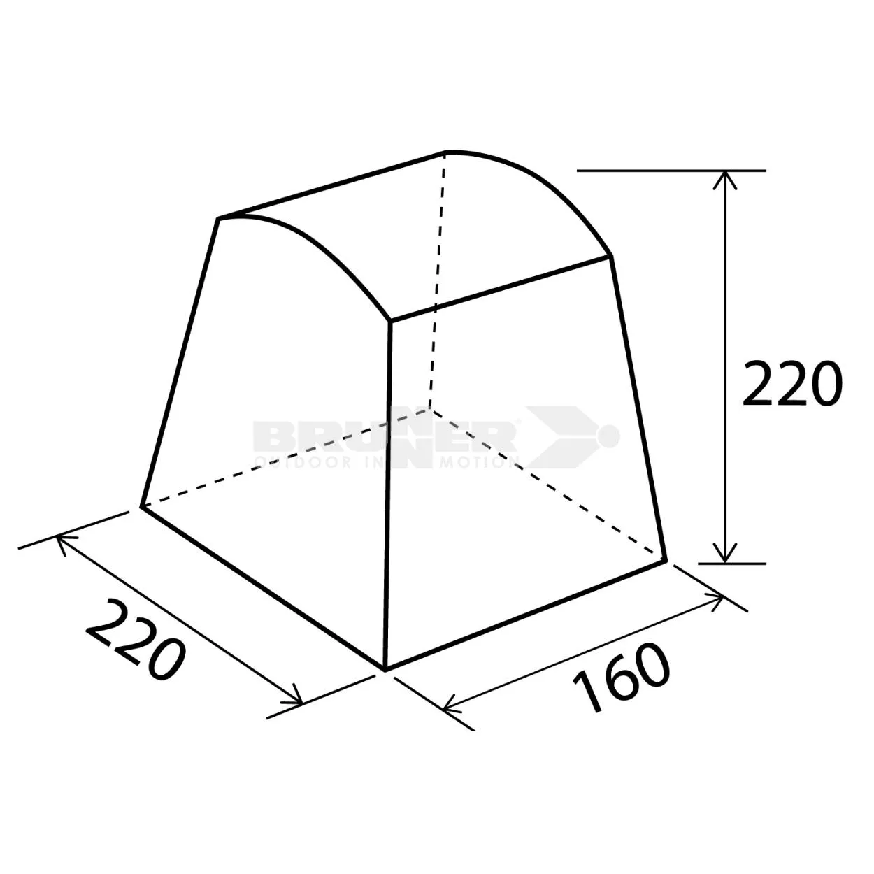 Cucinotto Camp Inn Brunner 220 x 160 cm