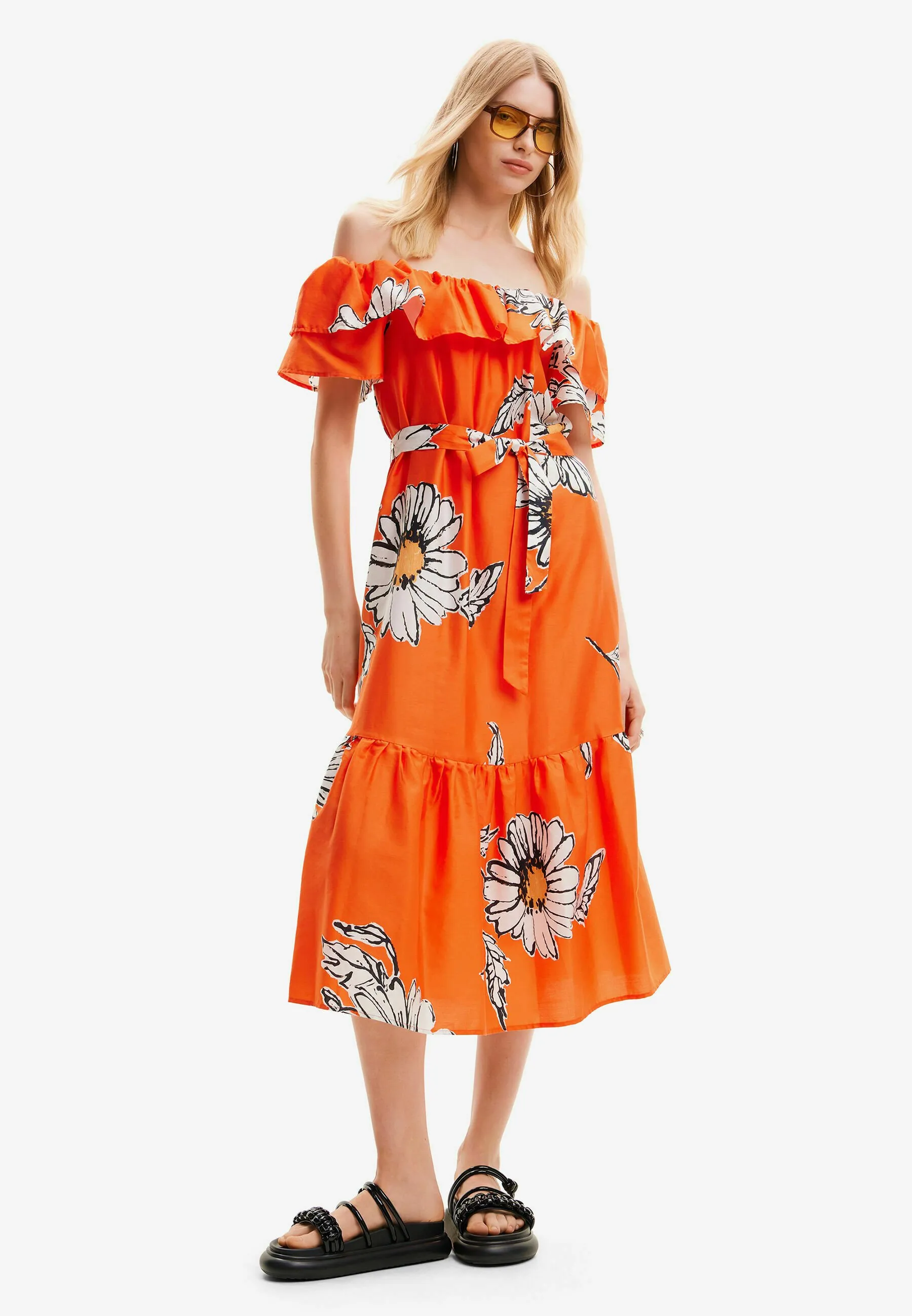 DAISY RUFFLE MIDI - Vestito estivo