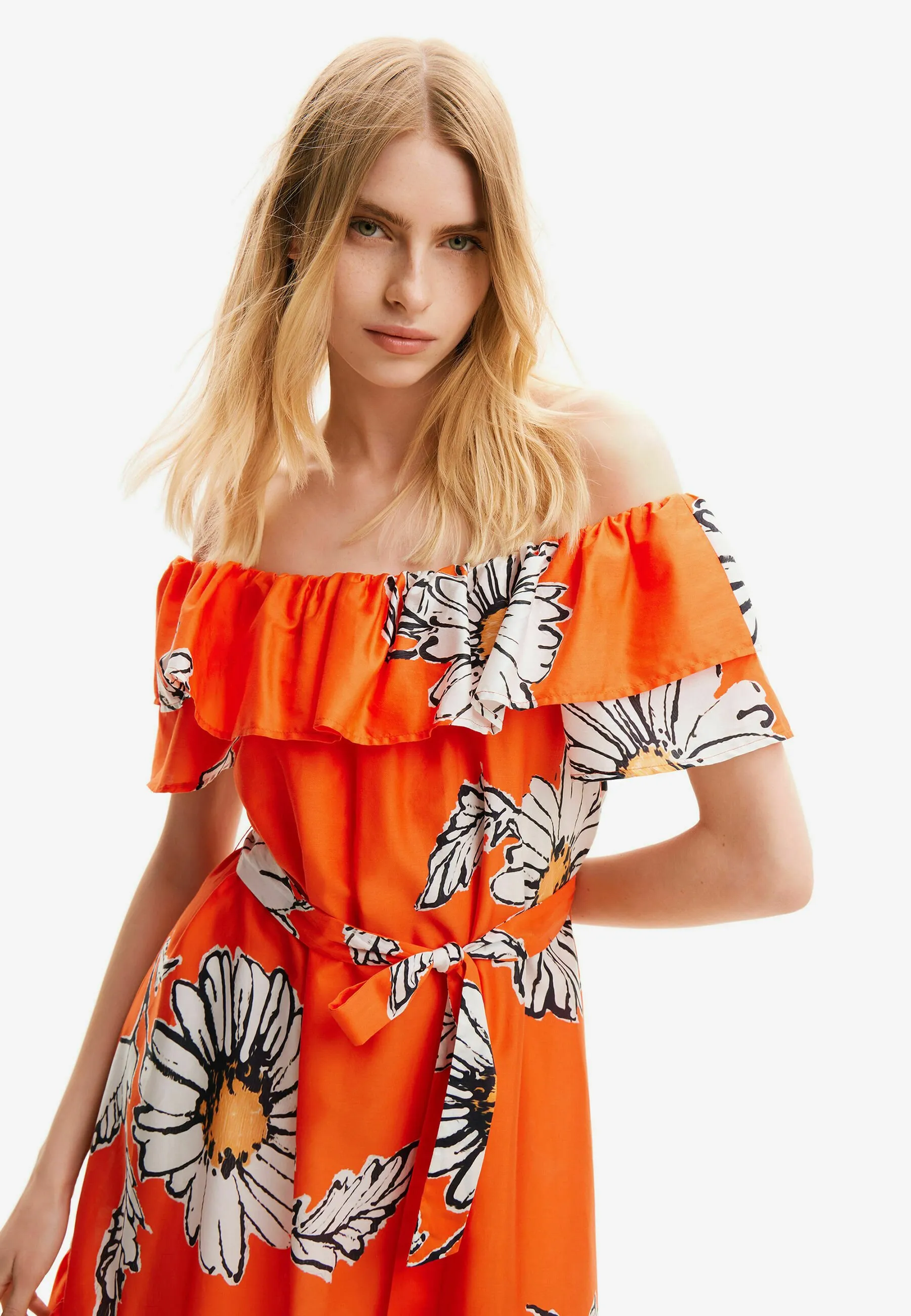 DAISY RUFFLE MIDI - Vestito estivo