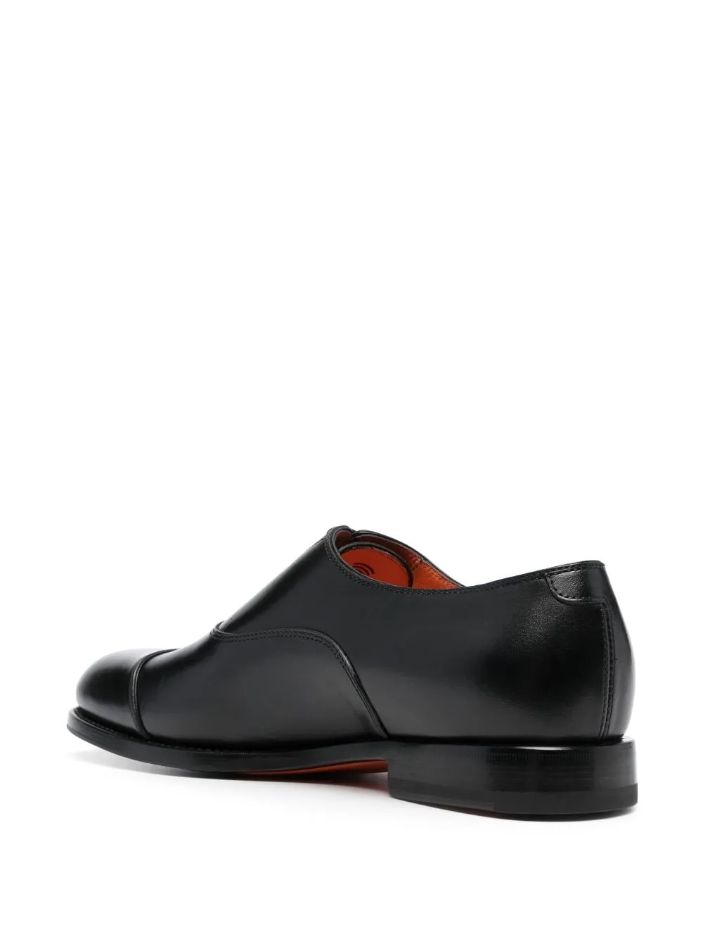 Derby con lacci in nero Santoni - uomo