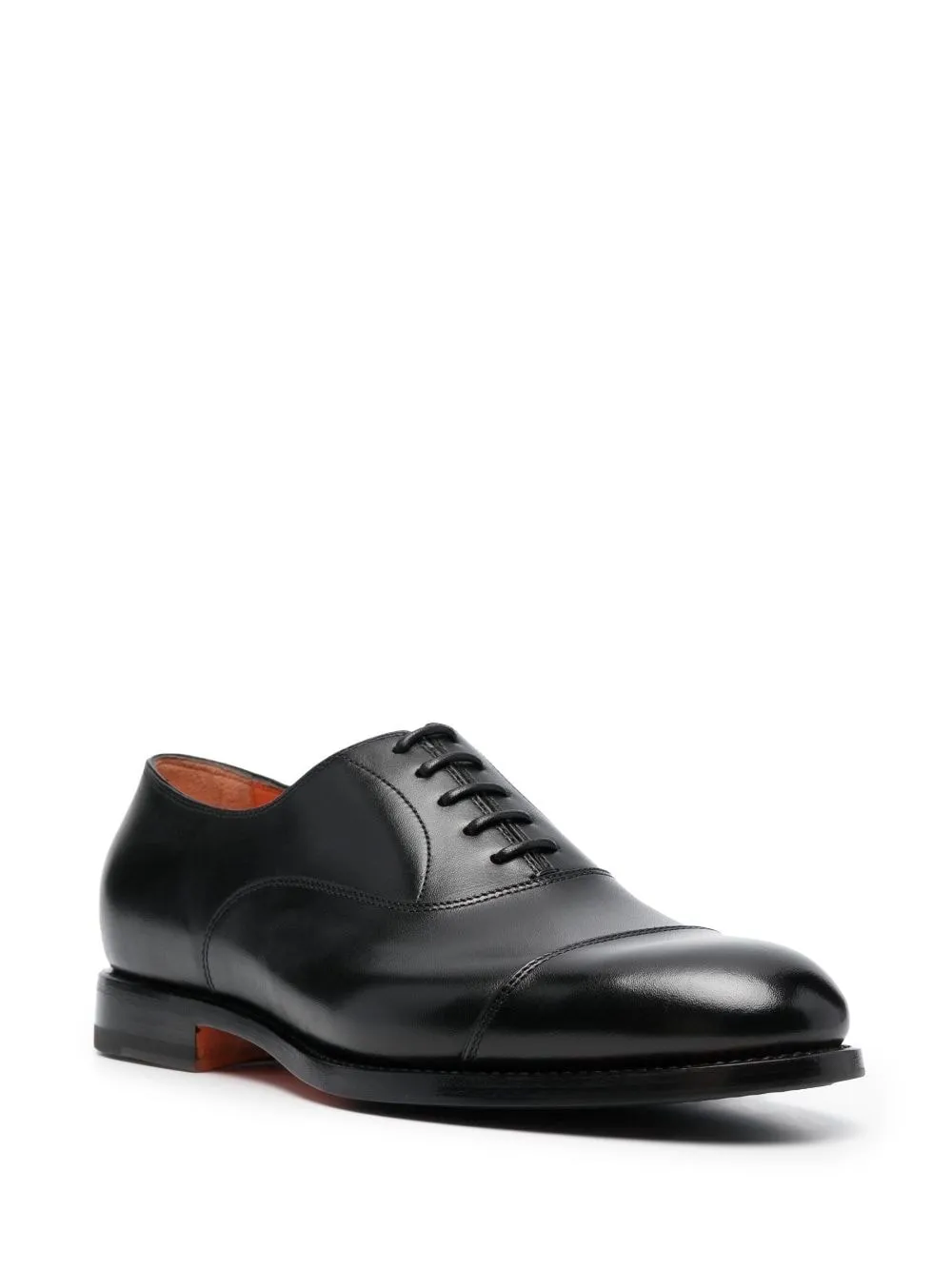 Derby con lacci in nero Santoni - uomo