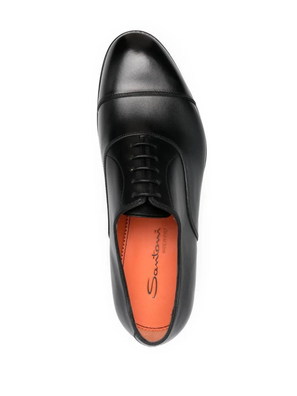 Derby con lacci in nero Santoni - uomo