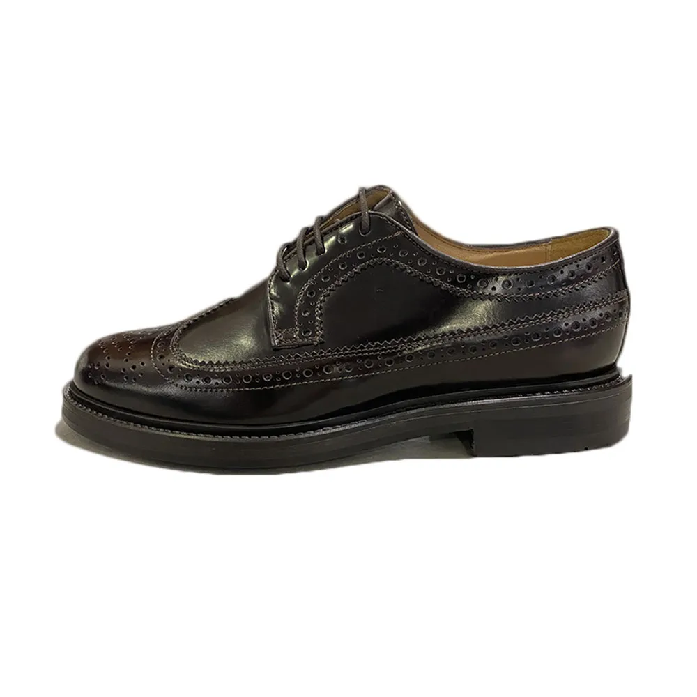 Derby Uomo Soldini Brogue Colore Testa di Moro - 13208L091T