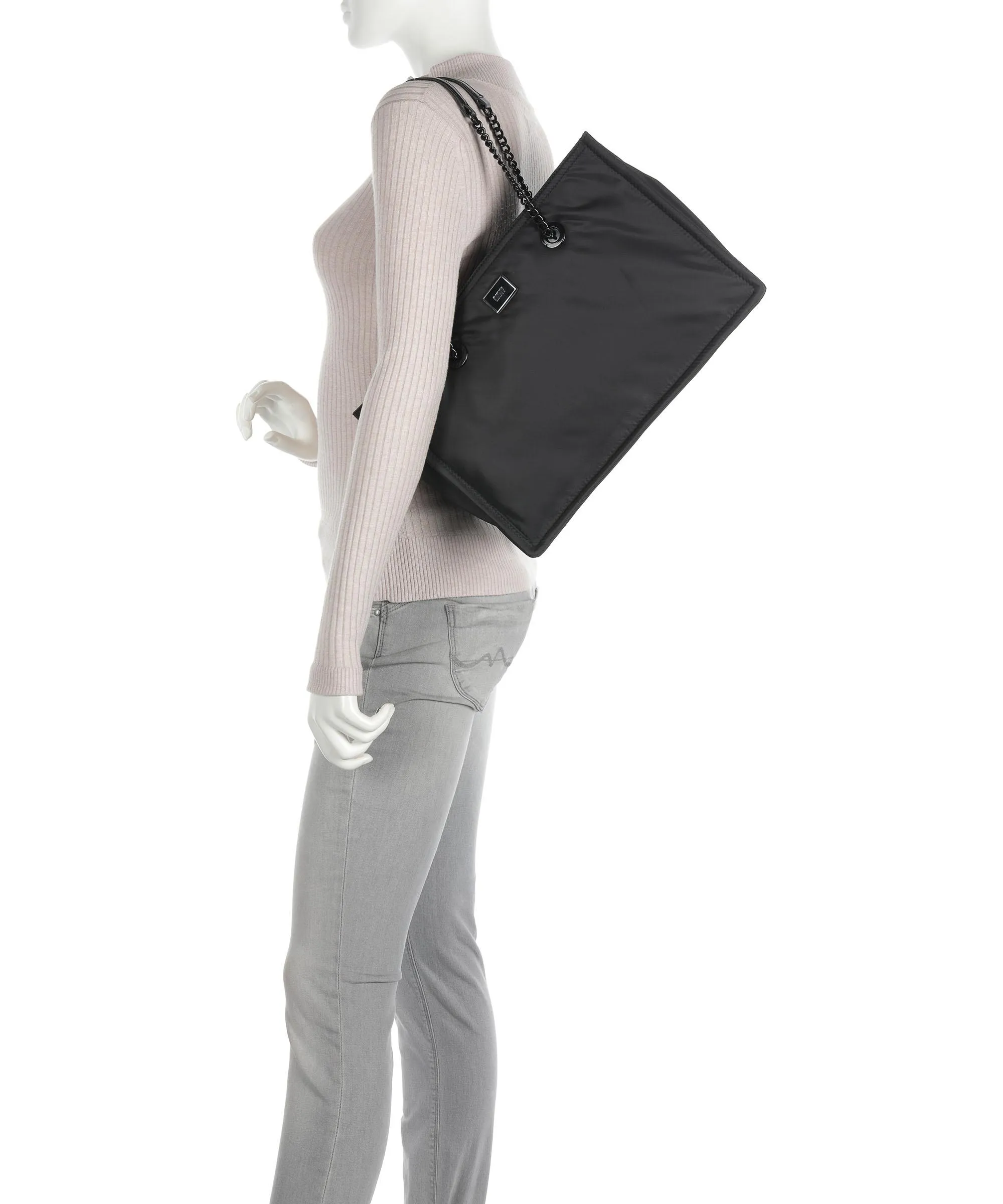  DKNY Magnolia Borsa shopper poliestere nero  