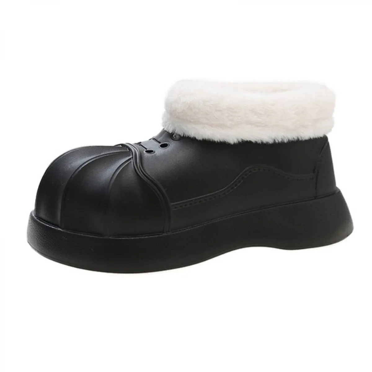 Donne Caldo Pelliccia Appartamenti Alla Caviglia Chelsea Stivali Inverno Peluche Della Piattaforma Neve Scarpe di Cotone 2023 Nu