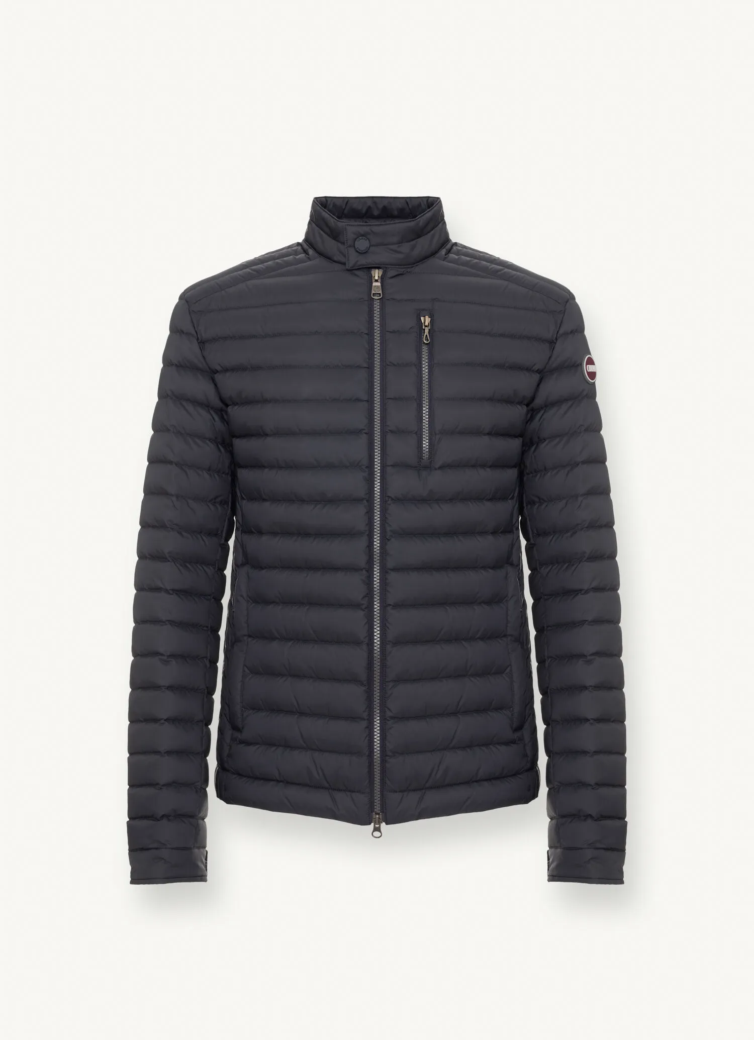 Down biker jacket