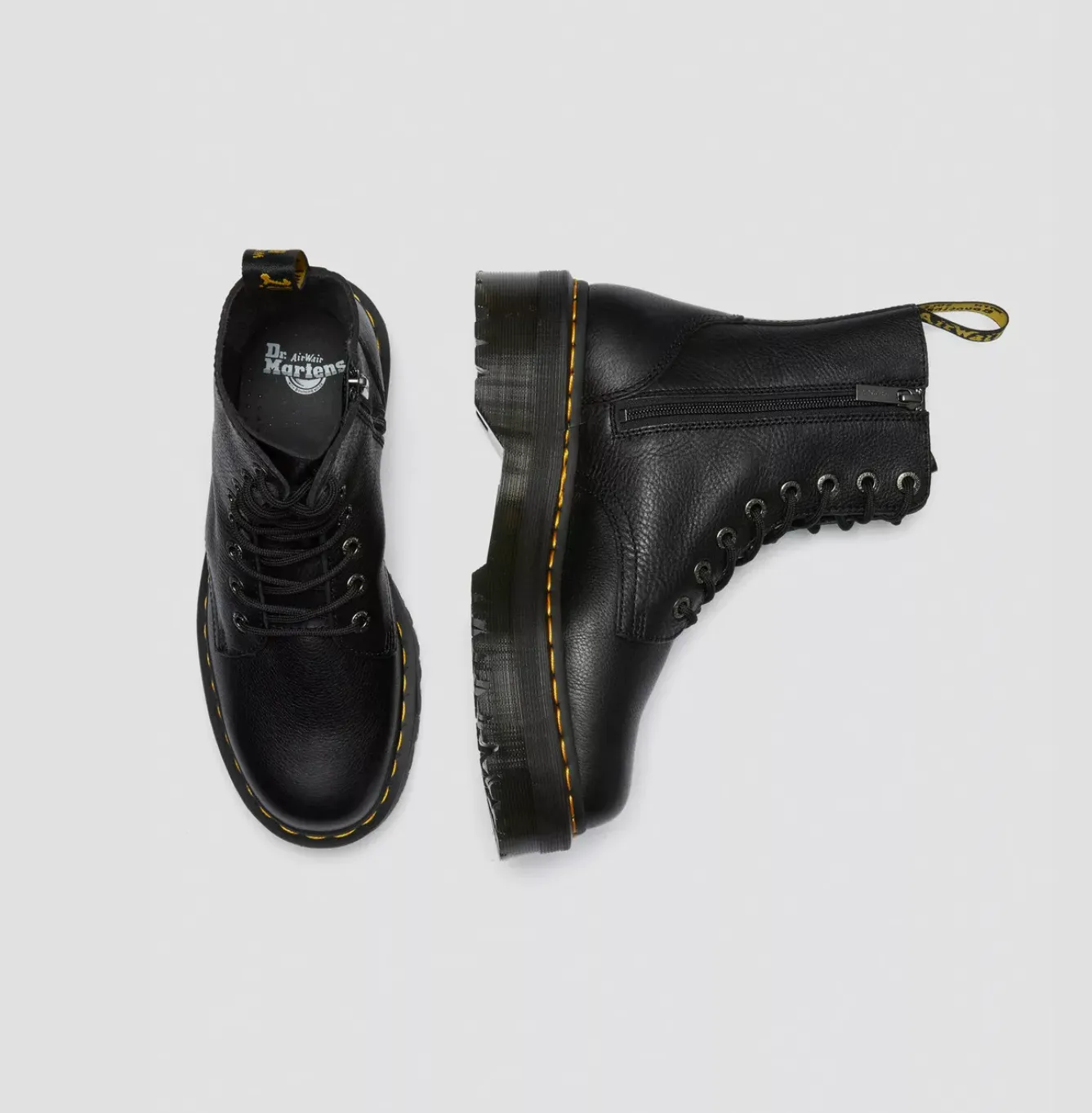 Dr. MARTENS Stivali platform Jadon III in pelle Pisa